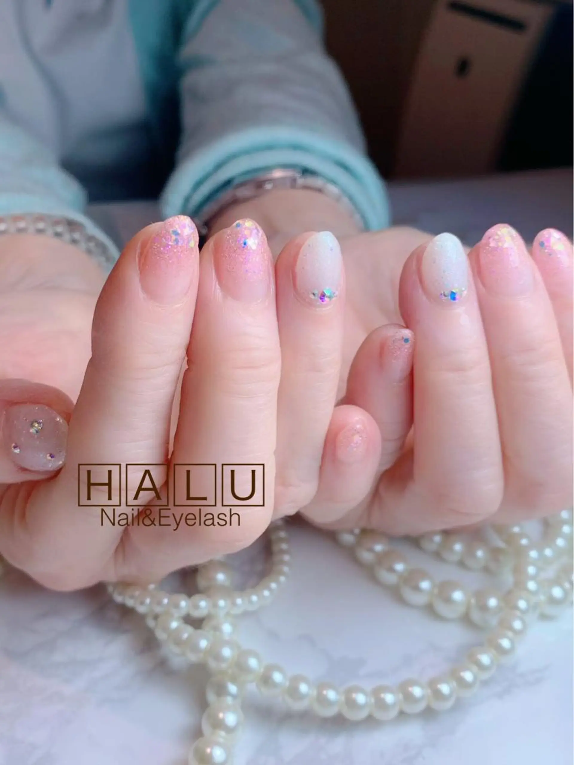 ネイル キラキラネイル HALU ハルのネイルデザイン