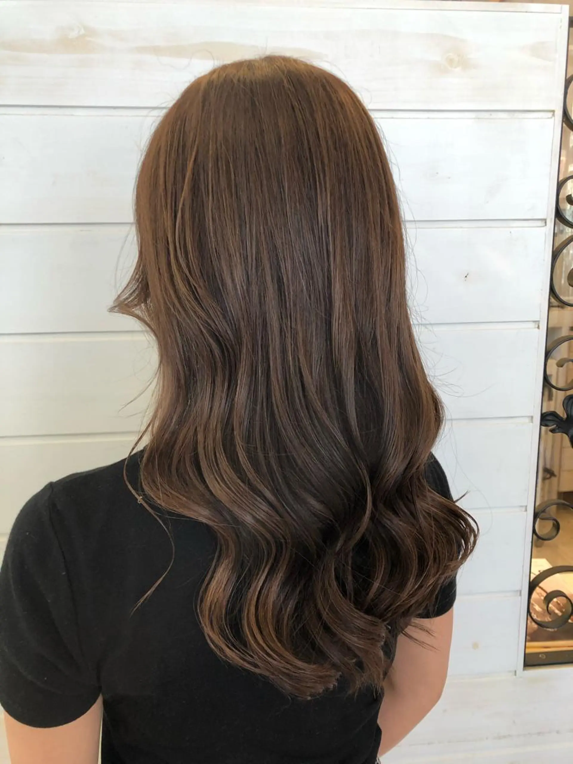 ロング カラー 東恩納 誠のヘアスタイル