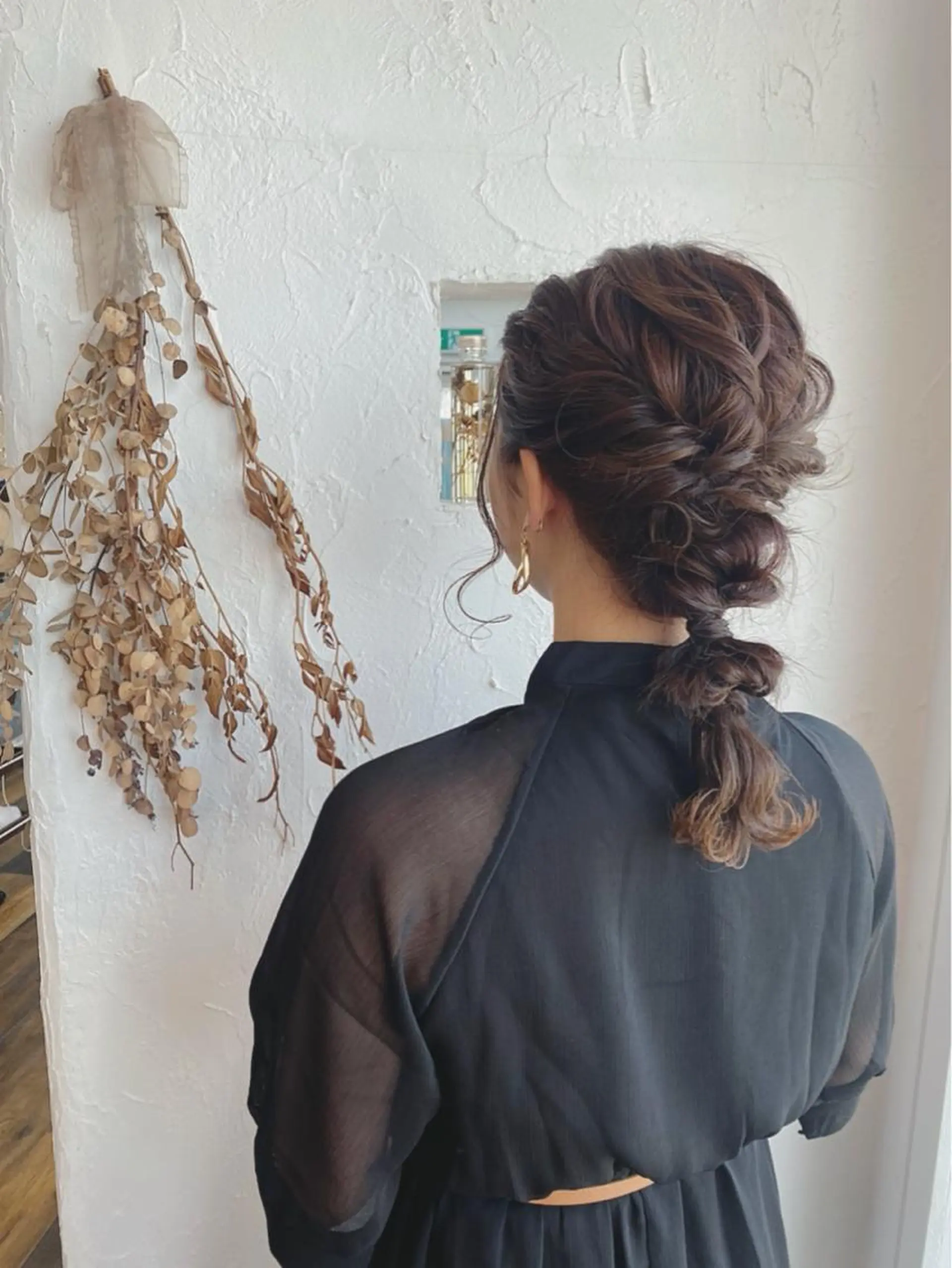 セミロング ヘアアレンジ 豊橋美容院 ソンリエのヘアスタイル