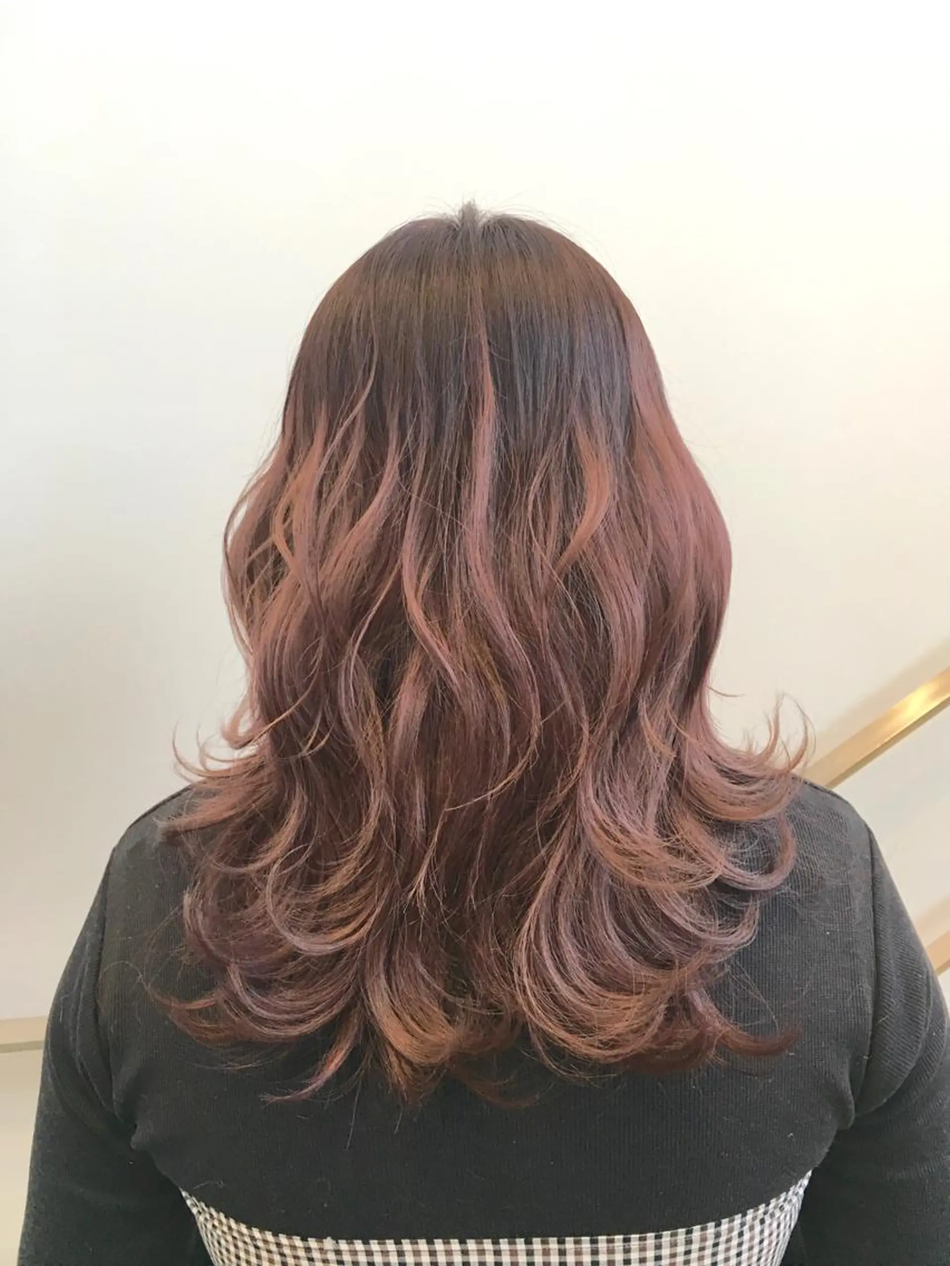 セミロング カラー グラデーションカラー ヘアカラー トリートメント ヘアセット yoshi ☆のヘアスタイル