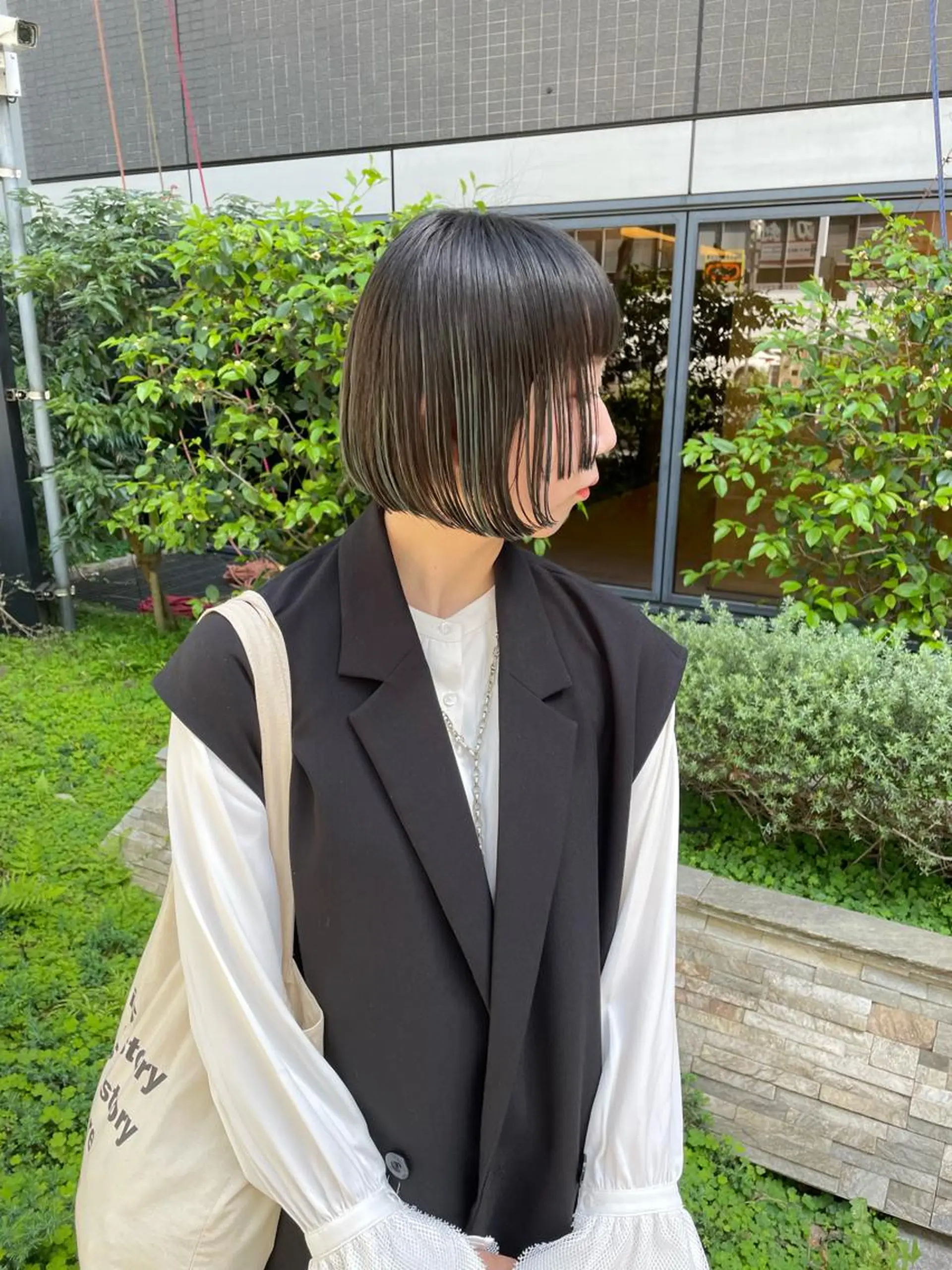 ミディアム カラー パーマ ヘアアレンジ メンズ キッズ ネイル マツエク・マツパ アイブロウ メンズハイライト ハイライトカラー ハイライト tatsumi/ボブ ウルフ/レイヤーのヘアスタイル