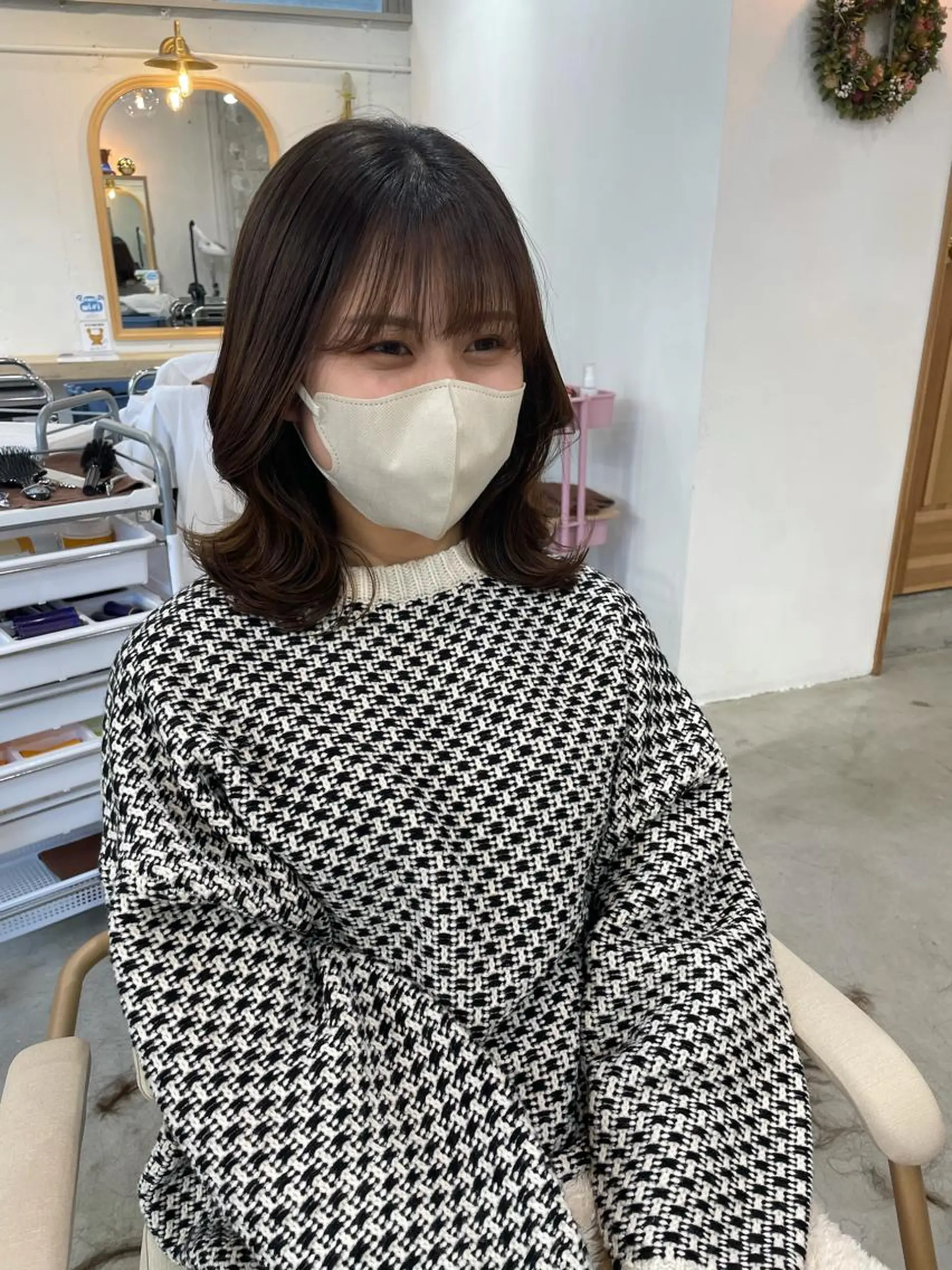 ミディアム 髪質改善/縮毛矯正 /恵比寿/横山将大のヘアスタイル