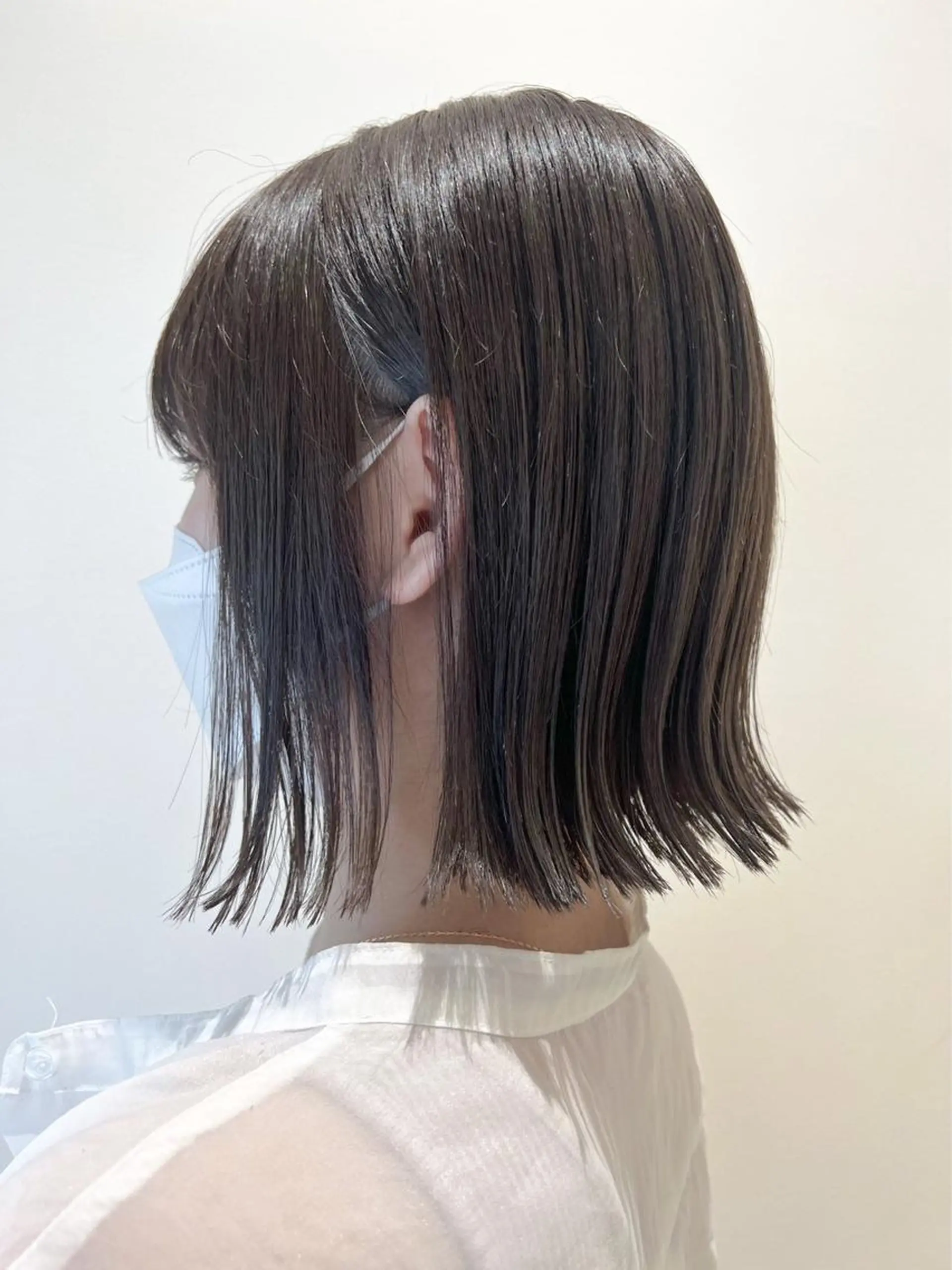 ショート カラー 銀座レイヤーカット ×シースルー前髪のヘアスタイル