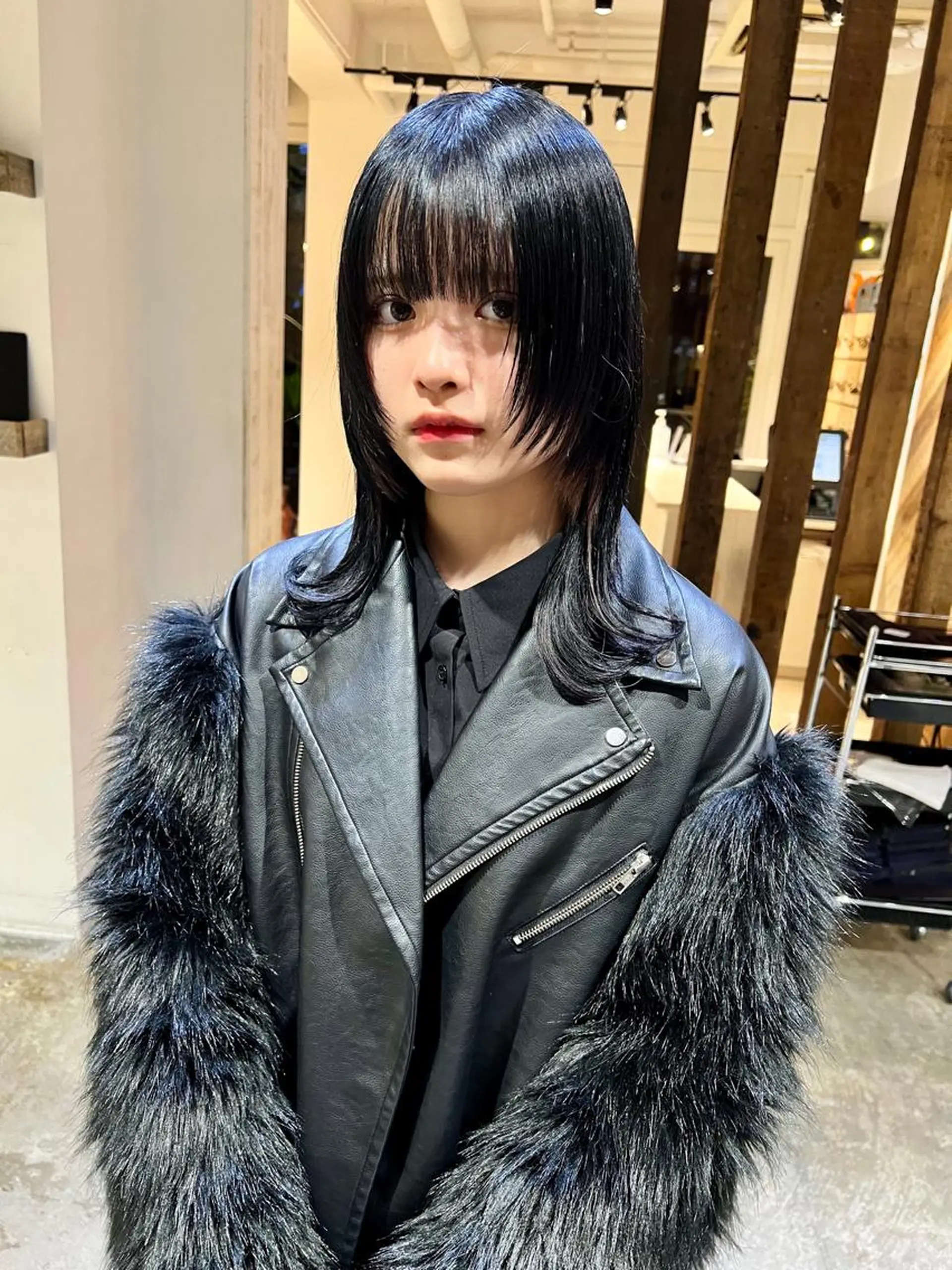 セミロング 【ロングウルフカット 姫カット】伊藤裕哉のヘアスタイル