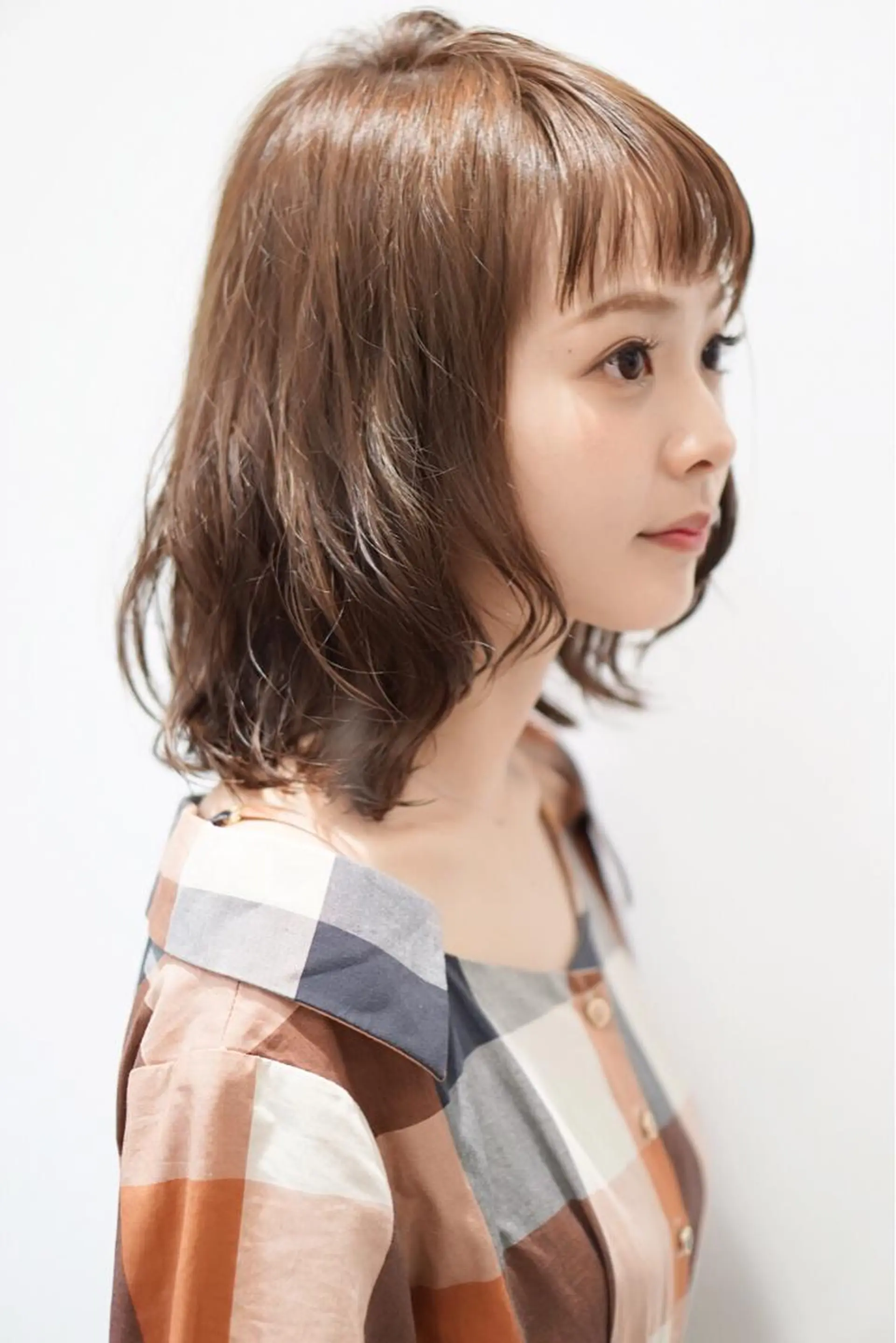 ショート カラー パーマ ベージュカラー ディレクター ノナカのヘアスタイル