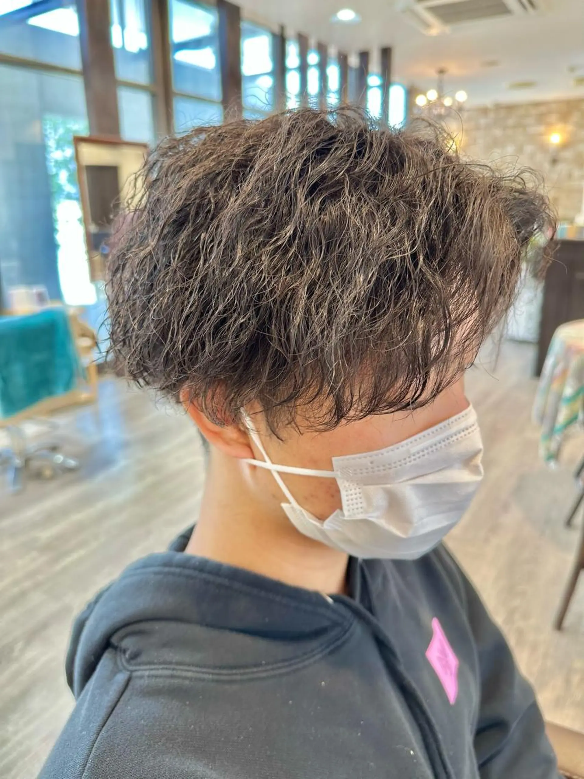 パーマ メンズ カット パーマ おおつか せいやのヘアスタイル