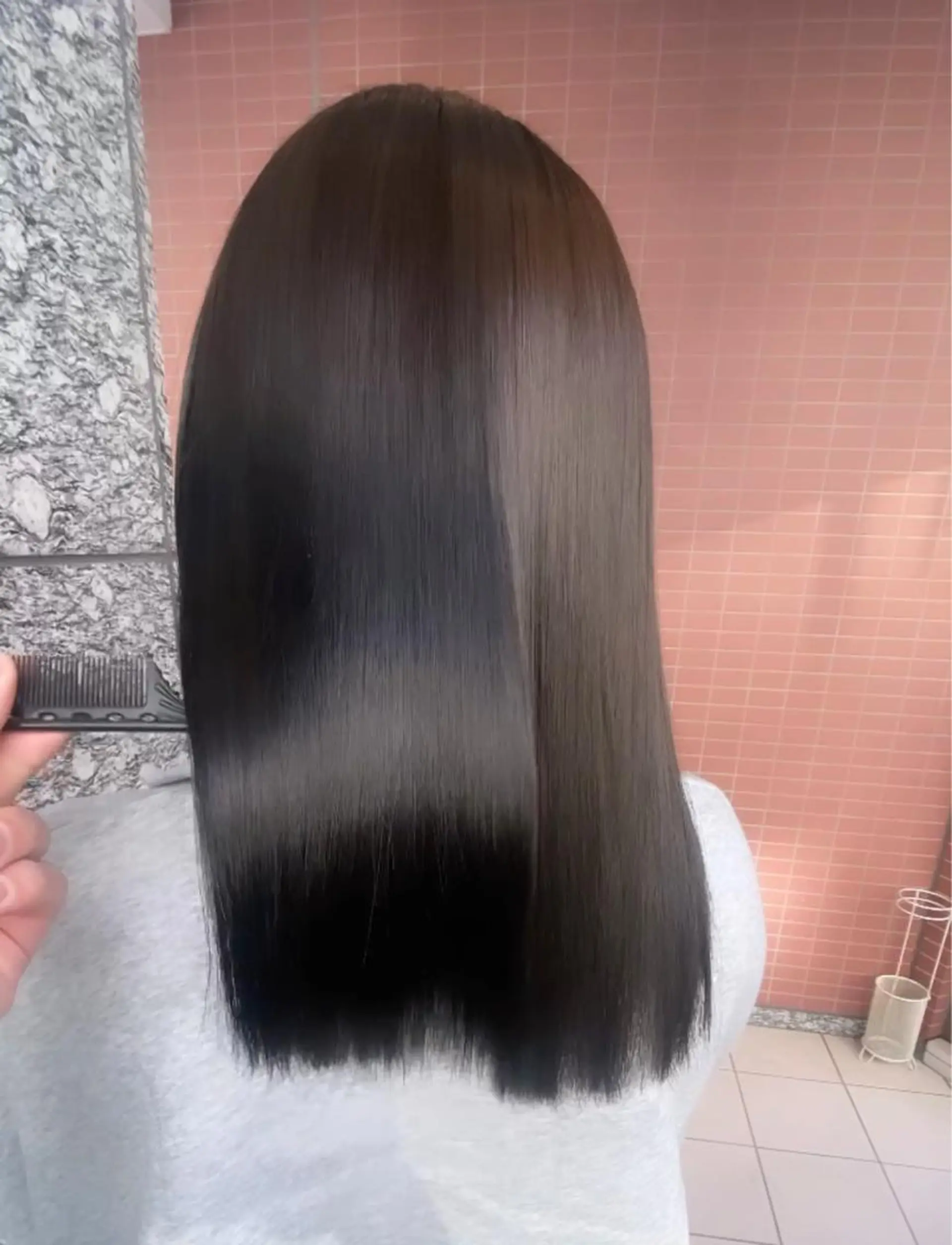 ロング トリートメント 大森 勝馬のヘアスタイル