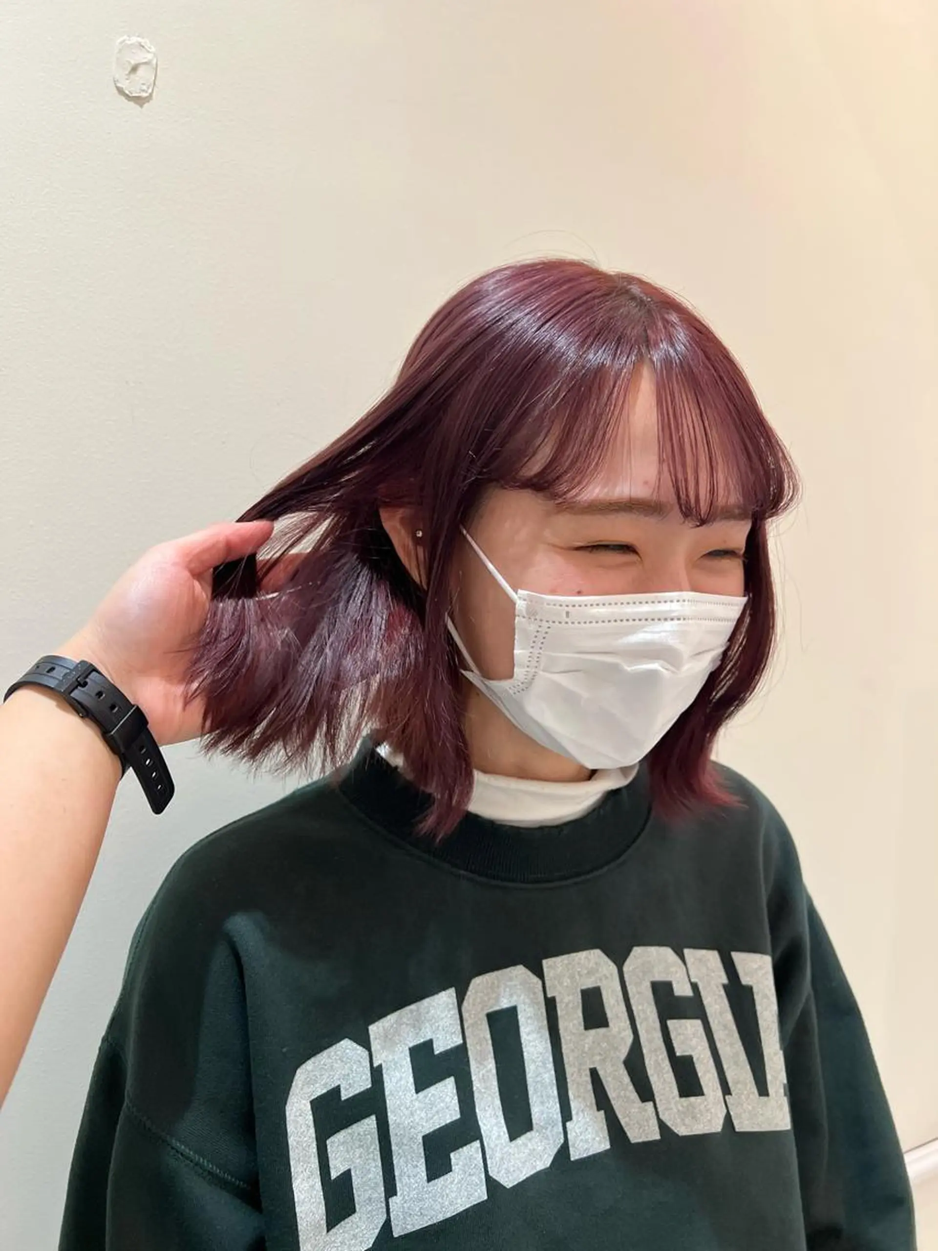 ミディアム カラー 🍏すがの みき🍏のヘアスタイル