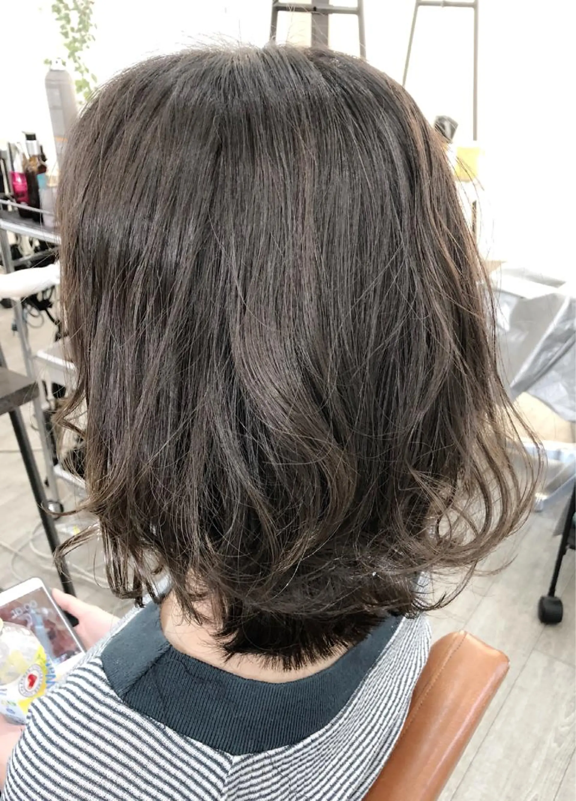 カラー オリーブグレー ヘアカラー トリートメント ヘッドスパ グレージュ/髪質改善 Yamato.hのヘアスタイル