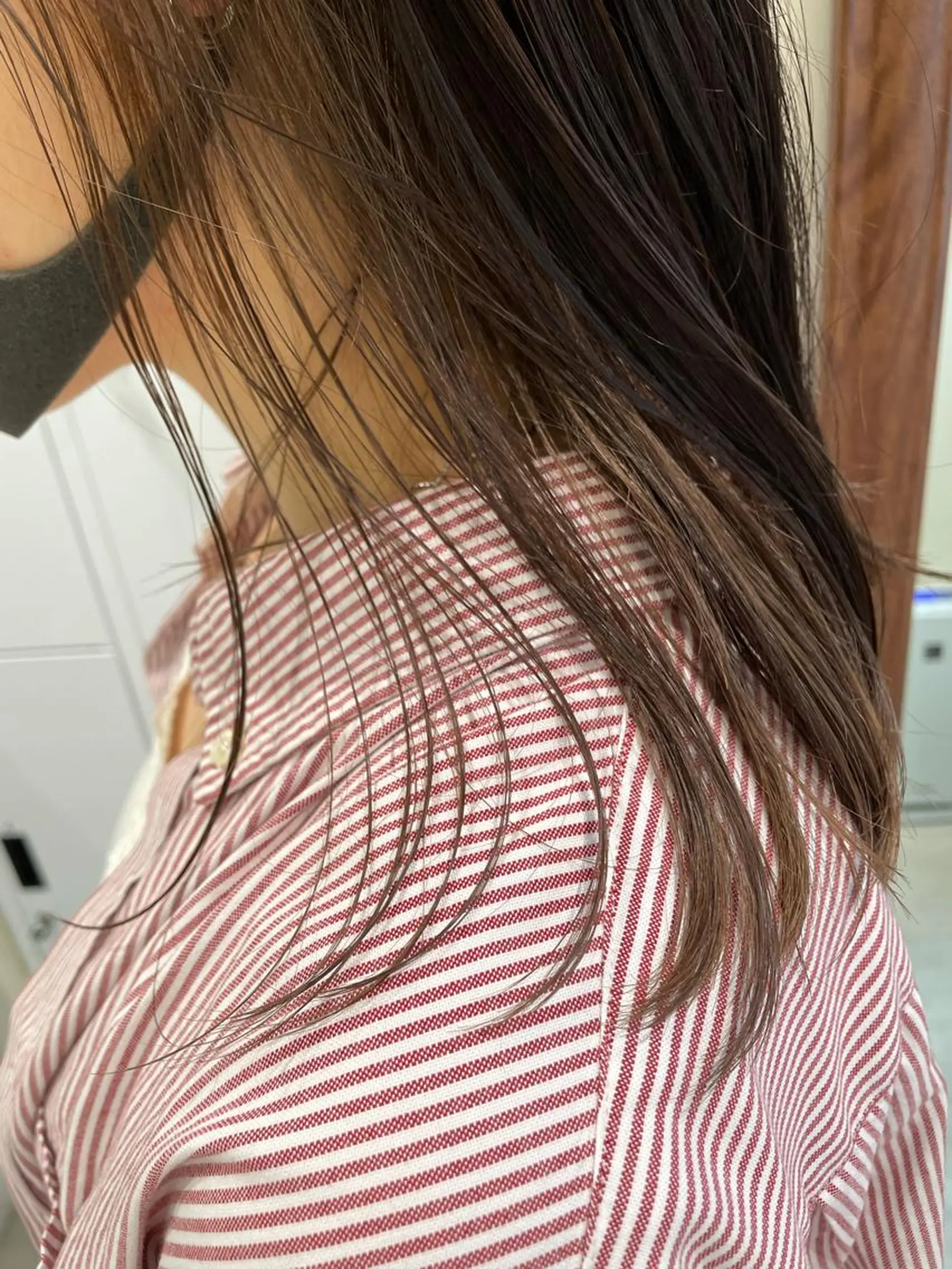 ミディアム カラー グレージュ インナーカラー ヘアカラー ボブ/インナーカラー /眉毛/Miyuのヘアスタイル