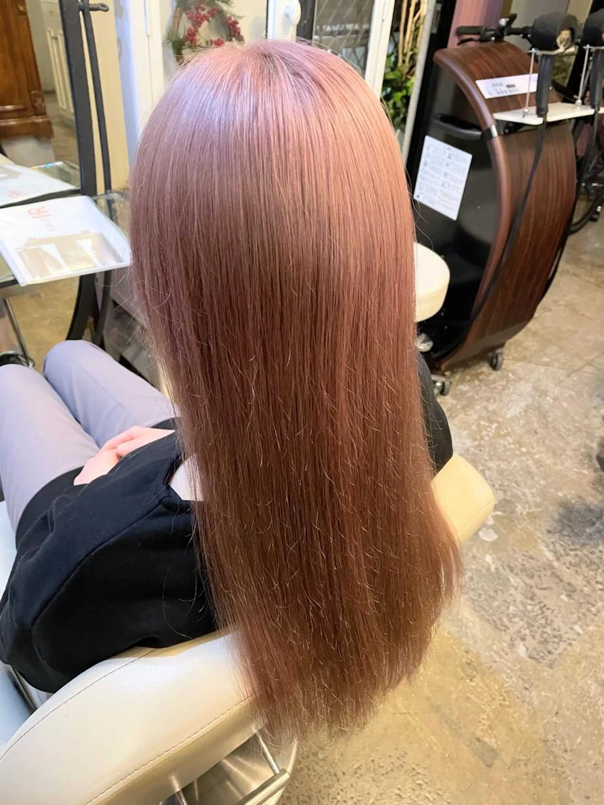 ロング カラー パーマ ヘアアレンジ メンズ ヘアカラー トリートメント ヘアセット 表参道Lise おおいしおりのヘアスタイル