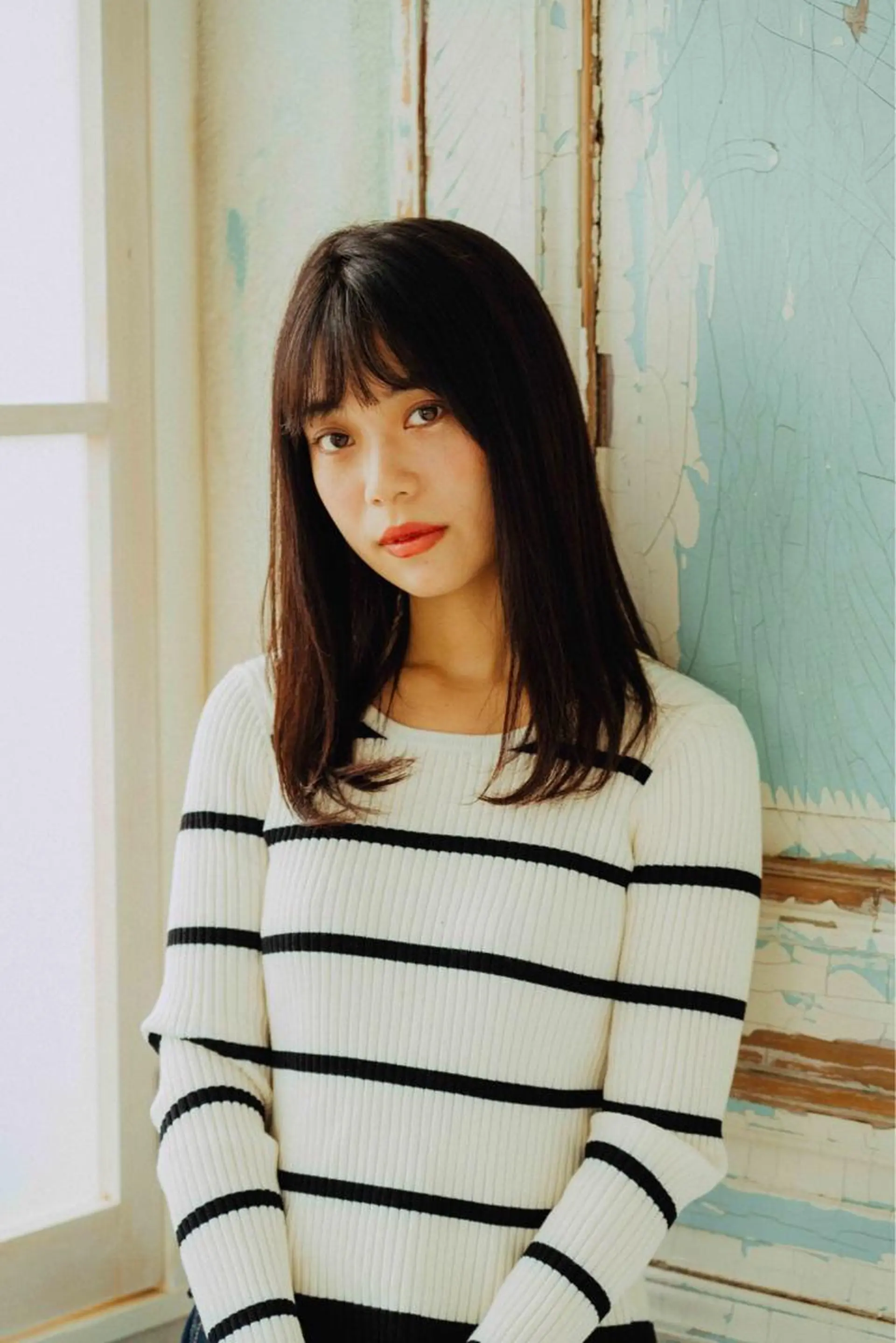 ミディアム カラー パーマ ヘアアレンジ メンズ キッズ ネイル マツエク・マツパ メンズウルフカット アディクシーカラー 透明感カラー ボブ ウルフカット 藤井 仁紀のヘアスタイル