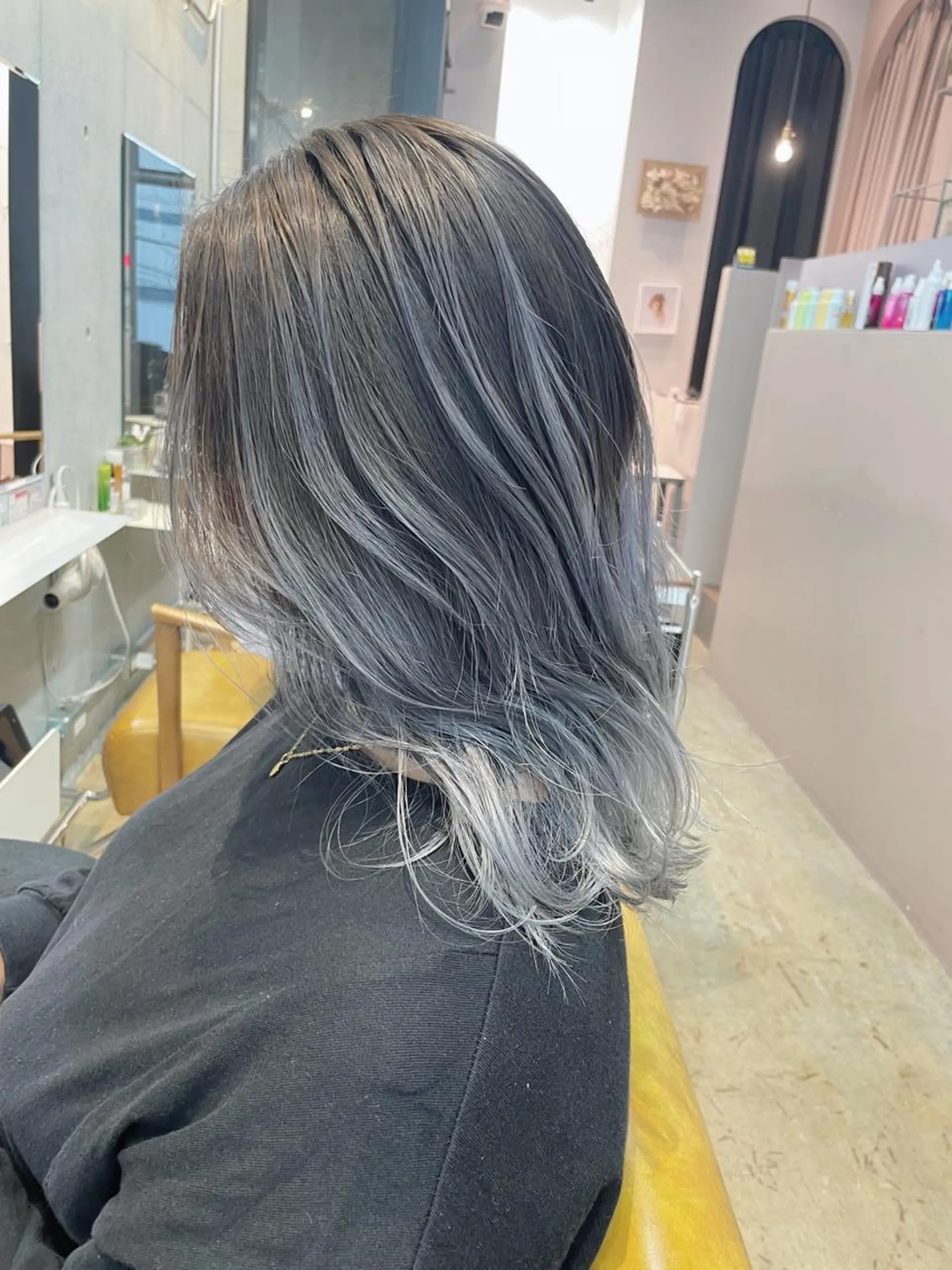 セミロング カット ヘアカラー 【髪質改善✨】 sanaのヘアスタイル