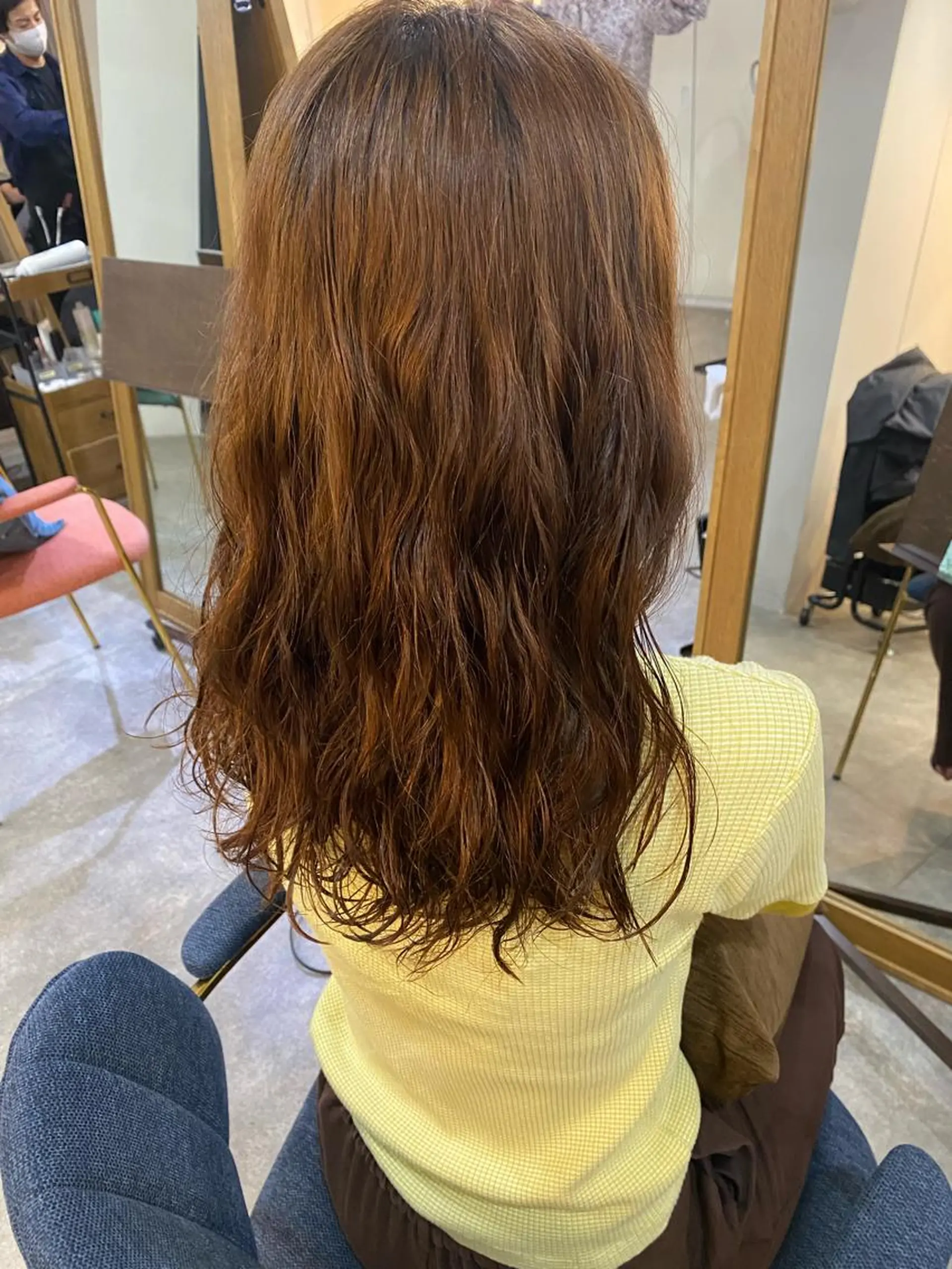 セミロング カラー ヘアアレンジ セミロングパーマ ボブ /ニュアンス/ satomi🧸💖のヘアスタイル