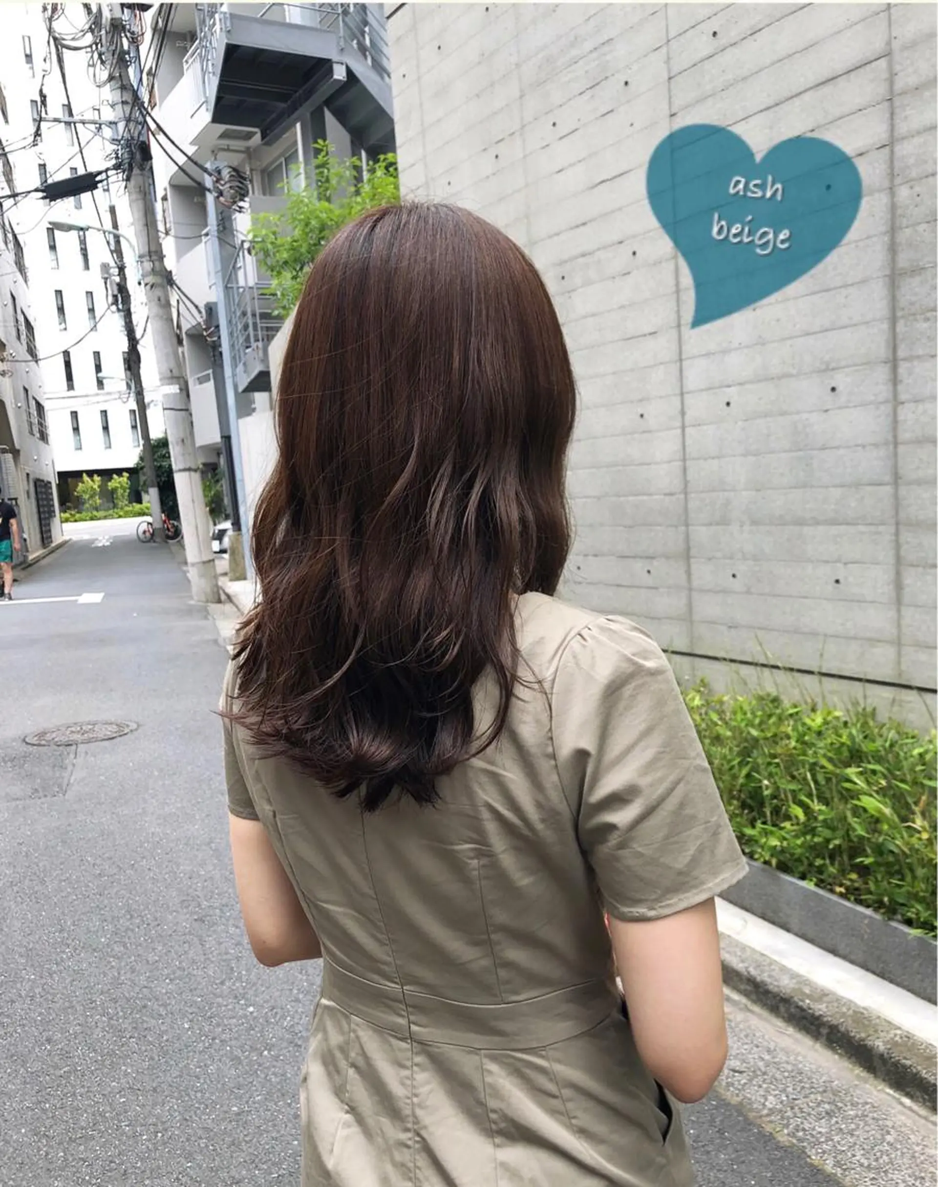 セミロング ヘアカラー トリートメント ✨色持ちの良い艶 カラー✨蟹江真世のヘアスタイル