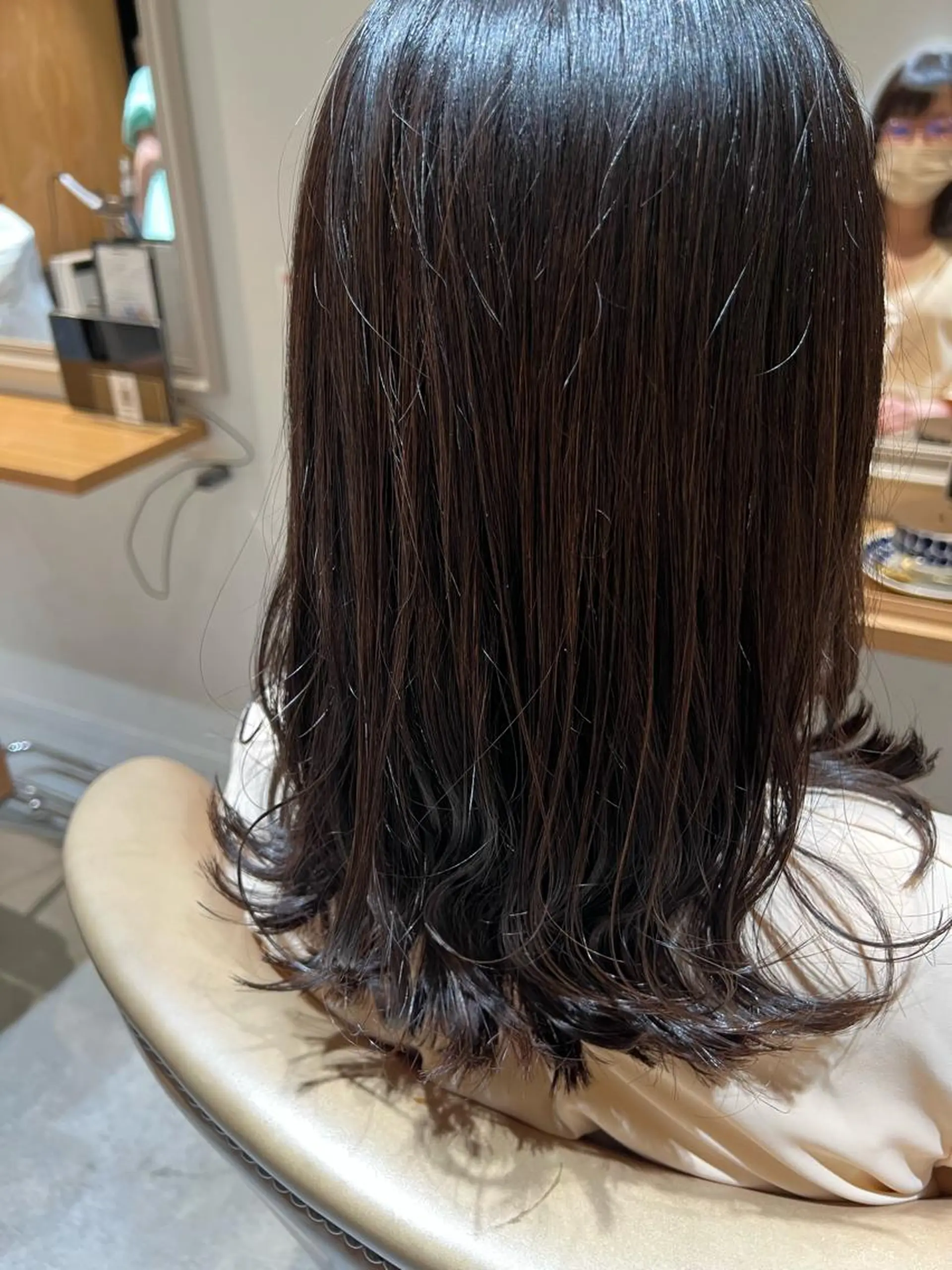 ミディアム 大河原 美優のヘアスタイル