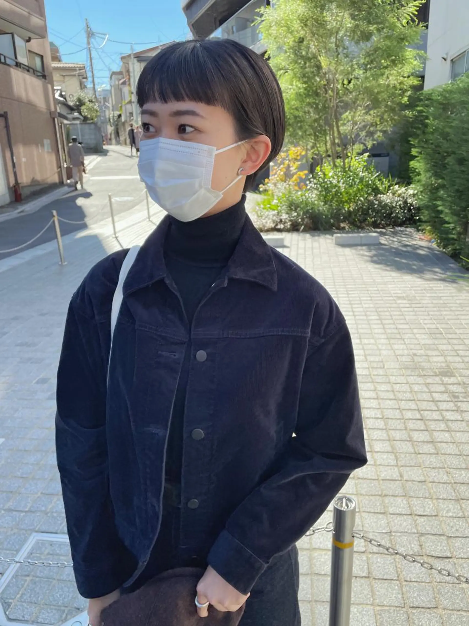 ショート カラー オン眉 ショートヘア カット ヘアカラー トリートメント パーマ/透明感カラー /ボブ/吉田一生のヘアスタイル