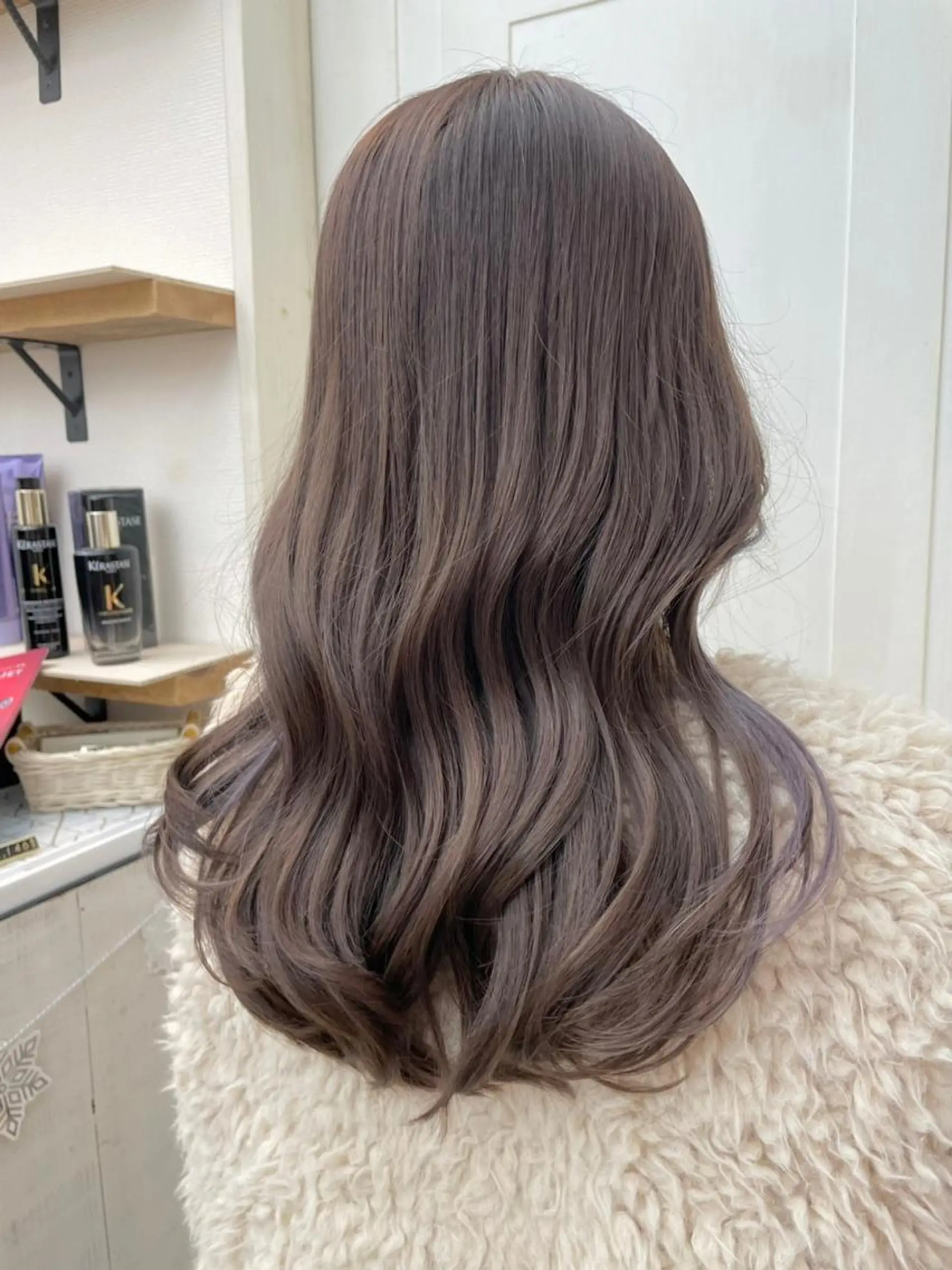 セミロング パーマ カラー セミロングパーマ バレイヤージュ ブリーチ ケアブリーチ デザインカラー カット ヘアカラー トリートメント 初めでも安心🌟 newi町田✂のヘアスタイル