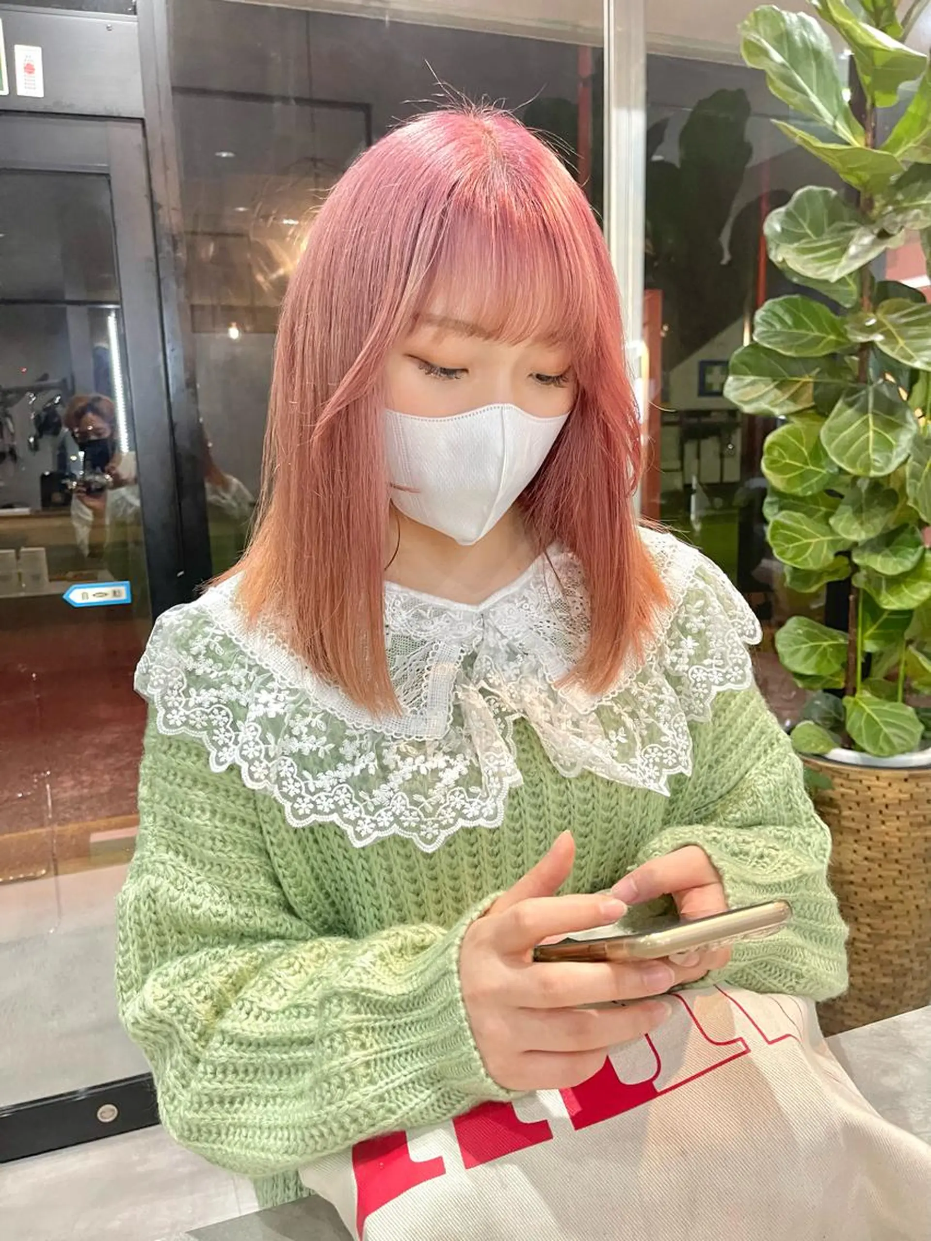 ロング カラー カット ヘアカラー トリートメント 一ノ瀬 暁のヘアスタイル