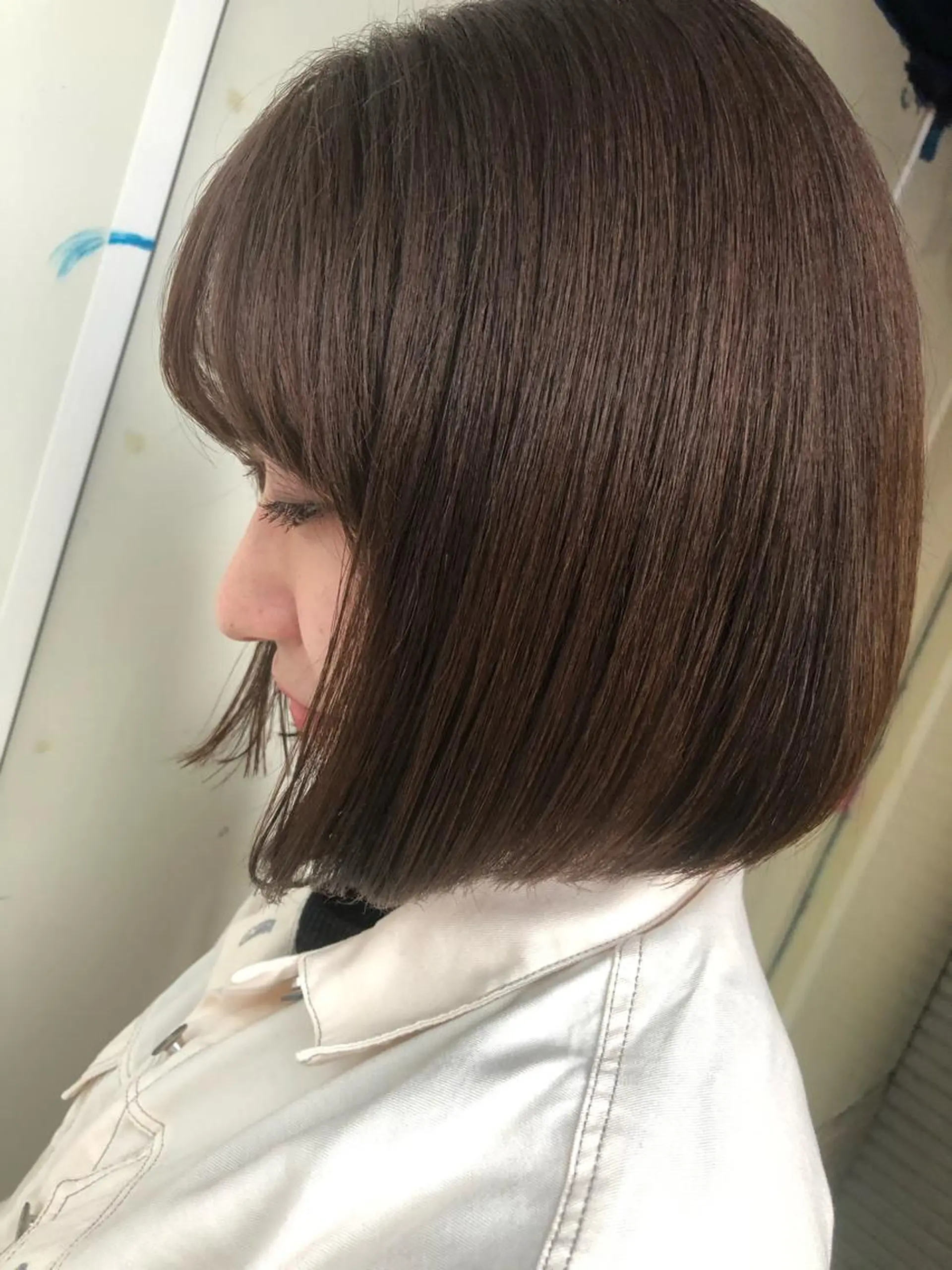 ミディアム カラー ヘアアレンジ メンズ キッズ ネイル マツエク・マツパ GO TODAY SHAiRE SALON所属・透明感カラー🤎 ゆりのヘアスタイル