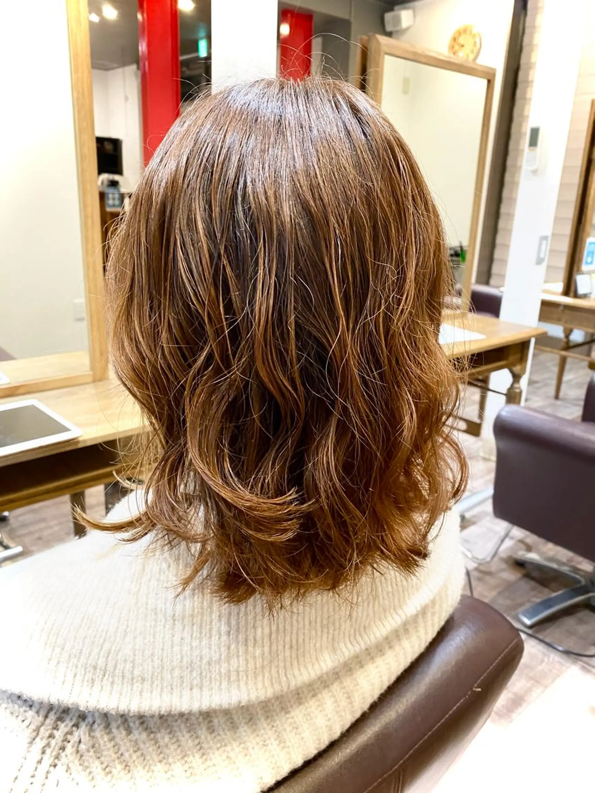 ミディアム 髪質改善/縮毛/小林 水葵のヘアスタイル