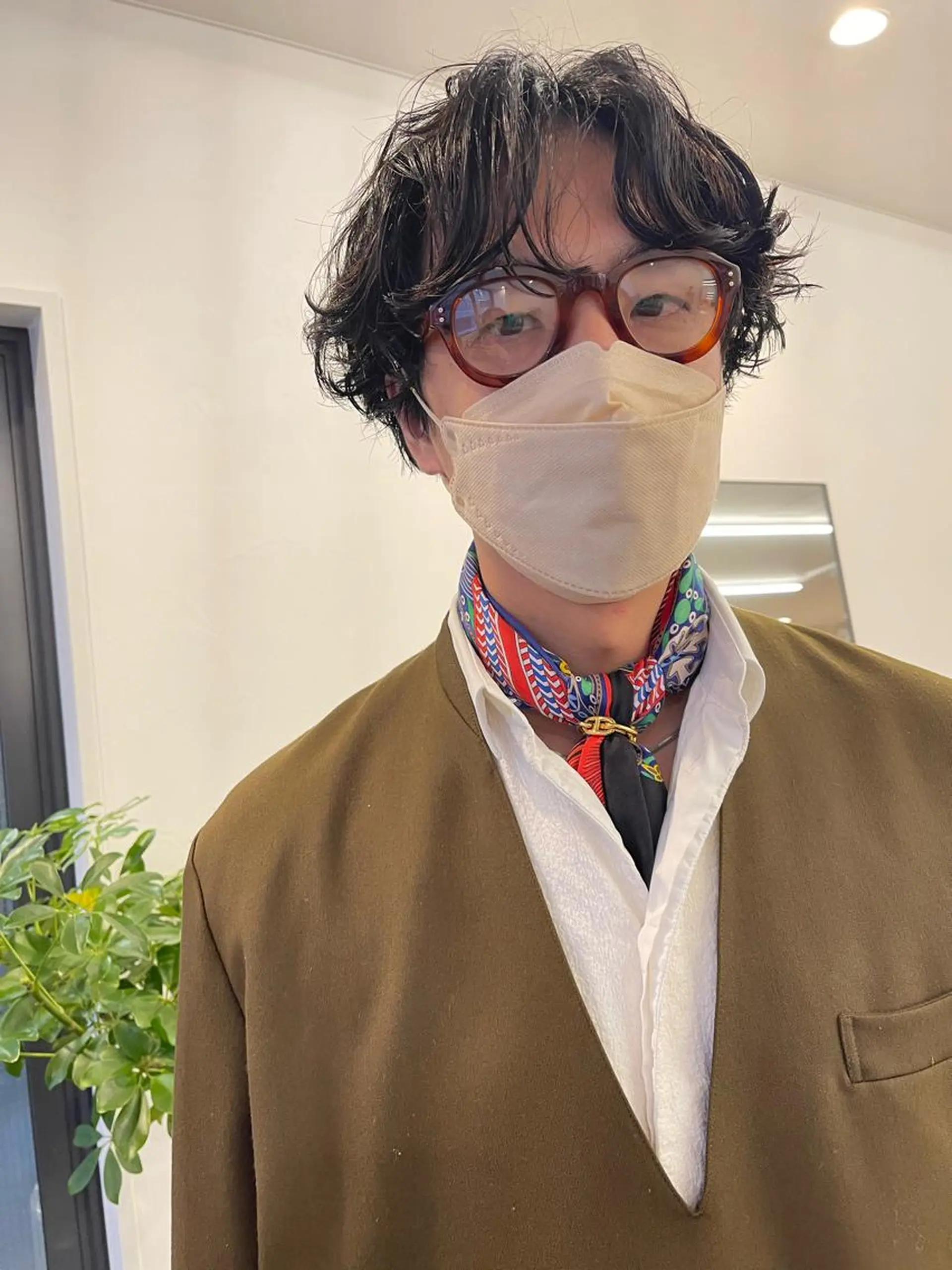 ショート パーマ メンズ メンズパーマ カット パーマ トリートメント pole/apartment所属・💓パーマ，💗 レイヤーカットのヘアスタイル