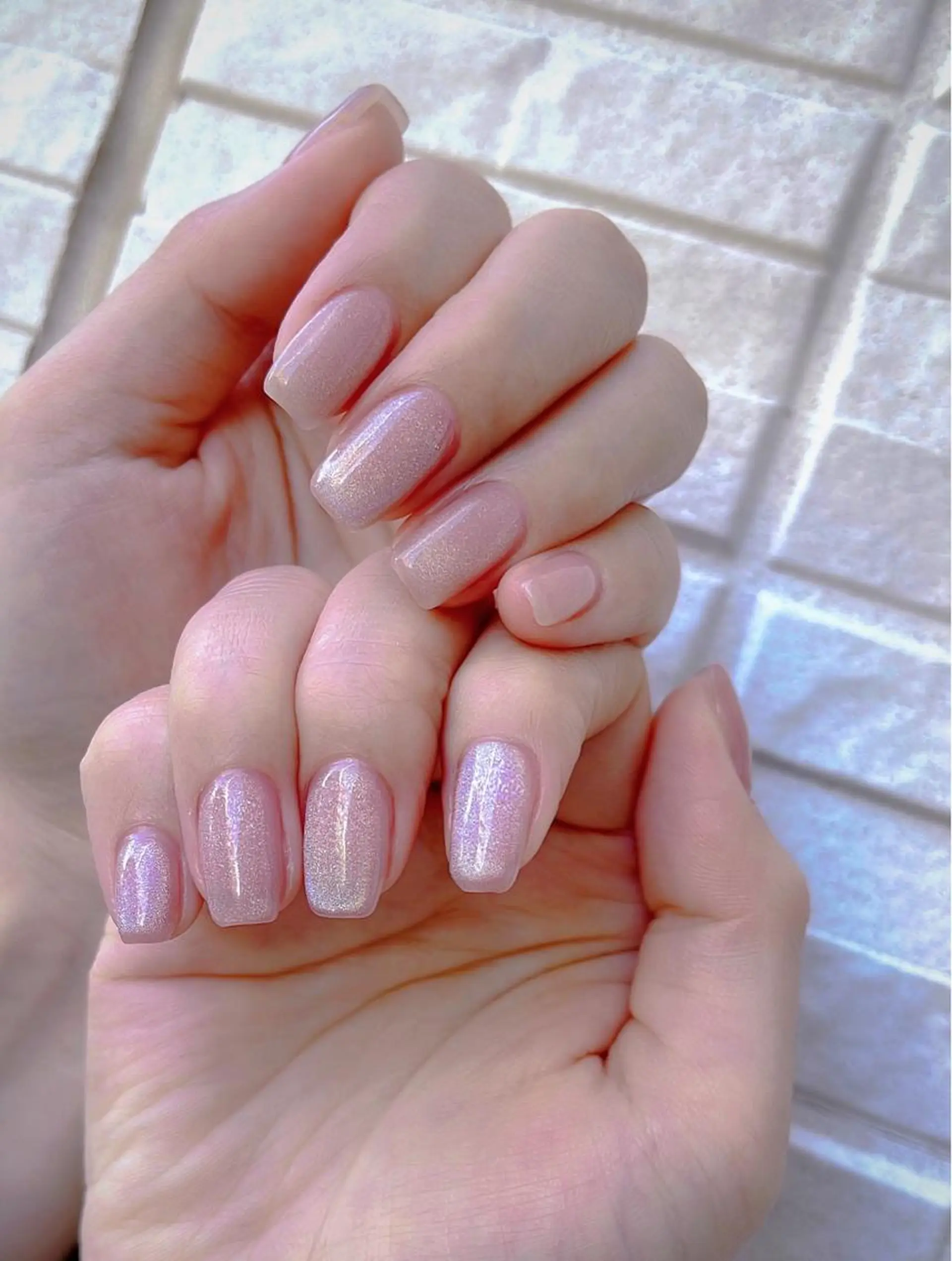 ミディアム めぐみのネイルサロン スタッフ練習のネイルデザイン