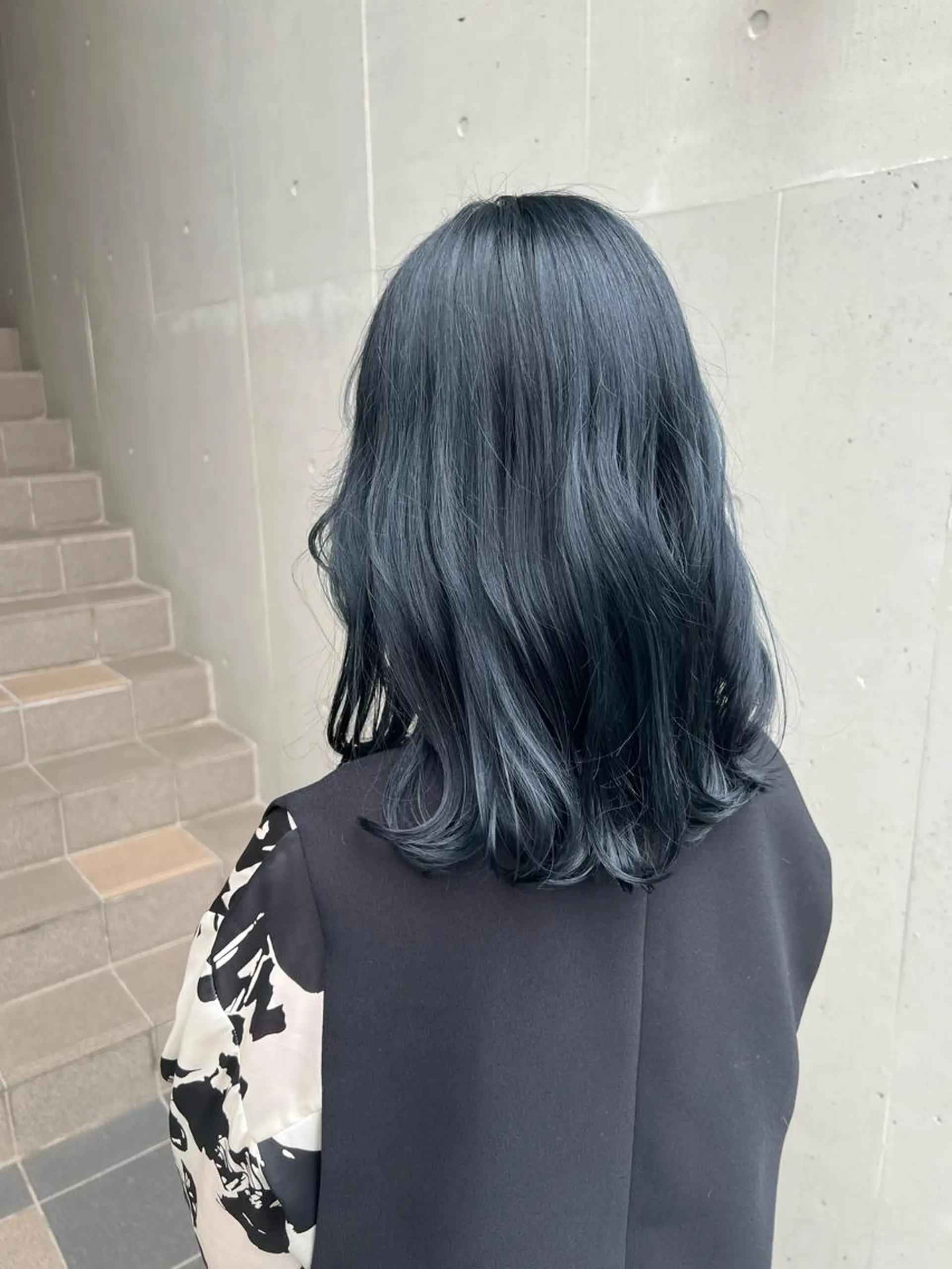 ミディアム ヘアカラー トリートメント ☀️ハイトーンボブ ☀️石川 海斗のヘアスタイル