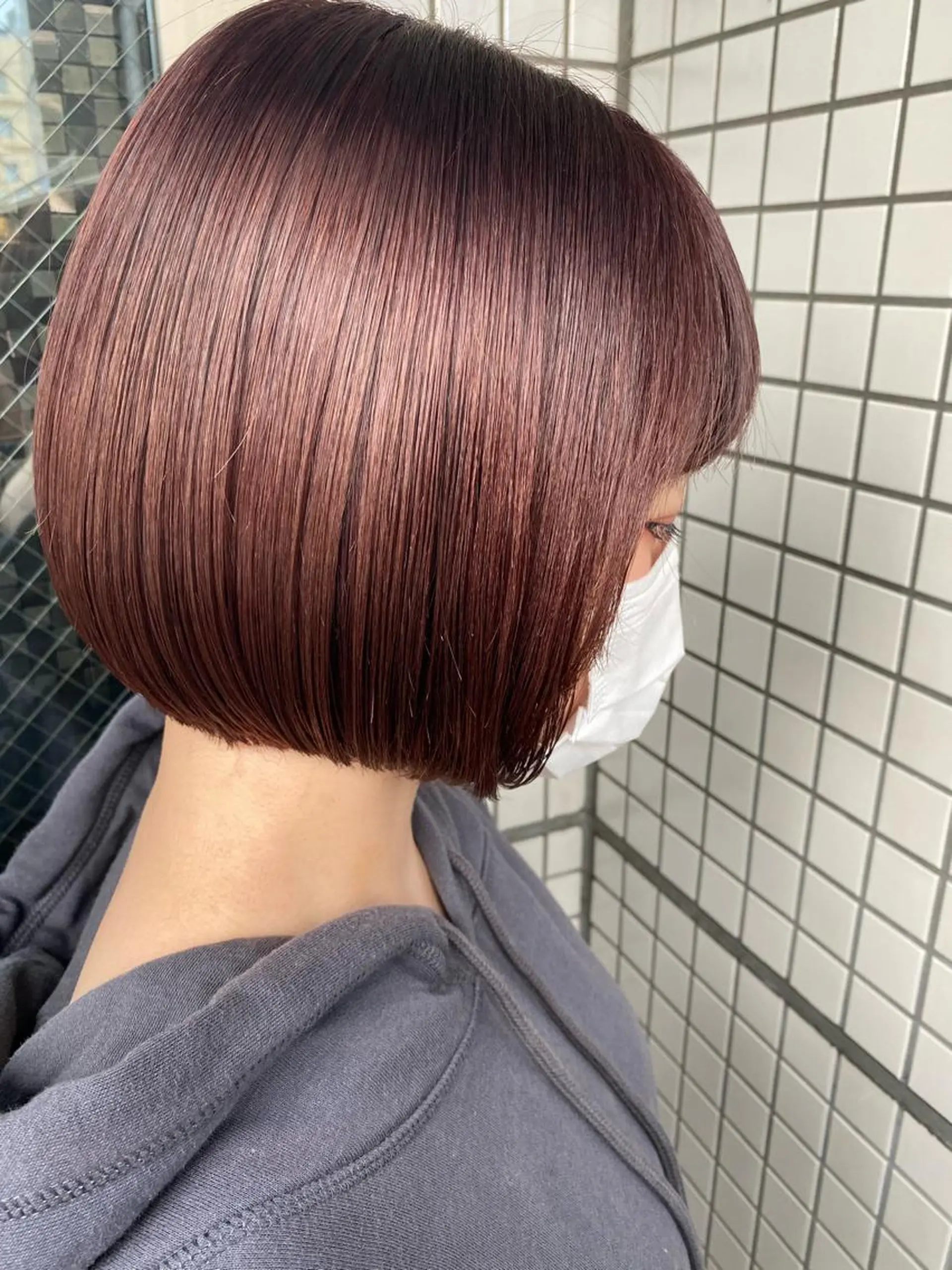 ショート カラー パーマ ショートヘア ストレートパーマ ヘアカラー Bianca  代表 硲　貴亮【東武練馬】のヘアスタイル