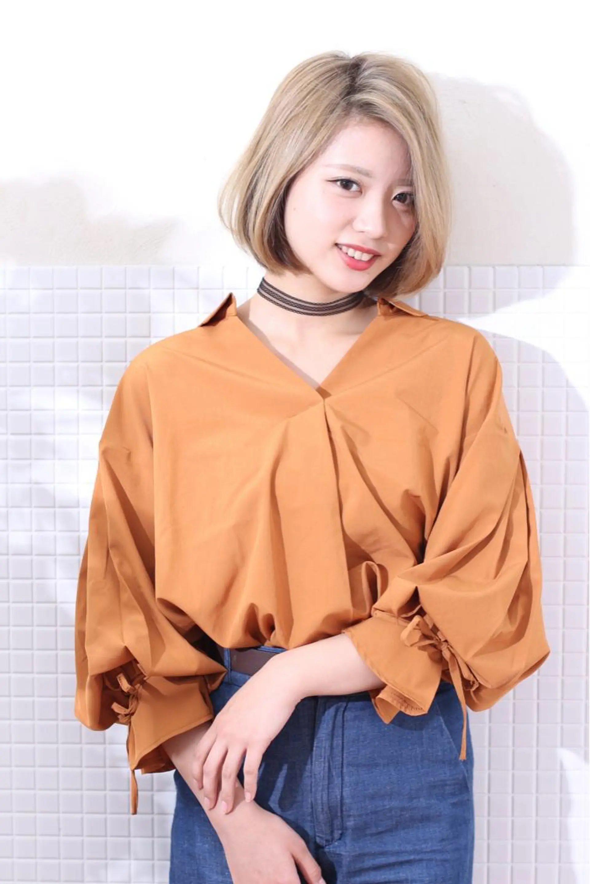 ミディアム カラー カット ヘアカラー トリートメント 【髮質改善特化】 lic吉祥寺のヘアスタイル