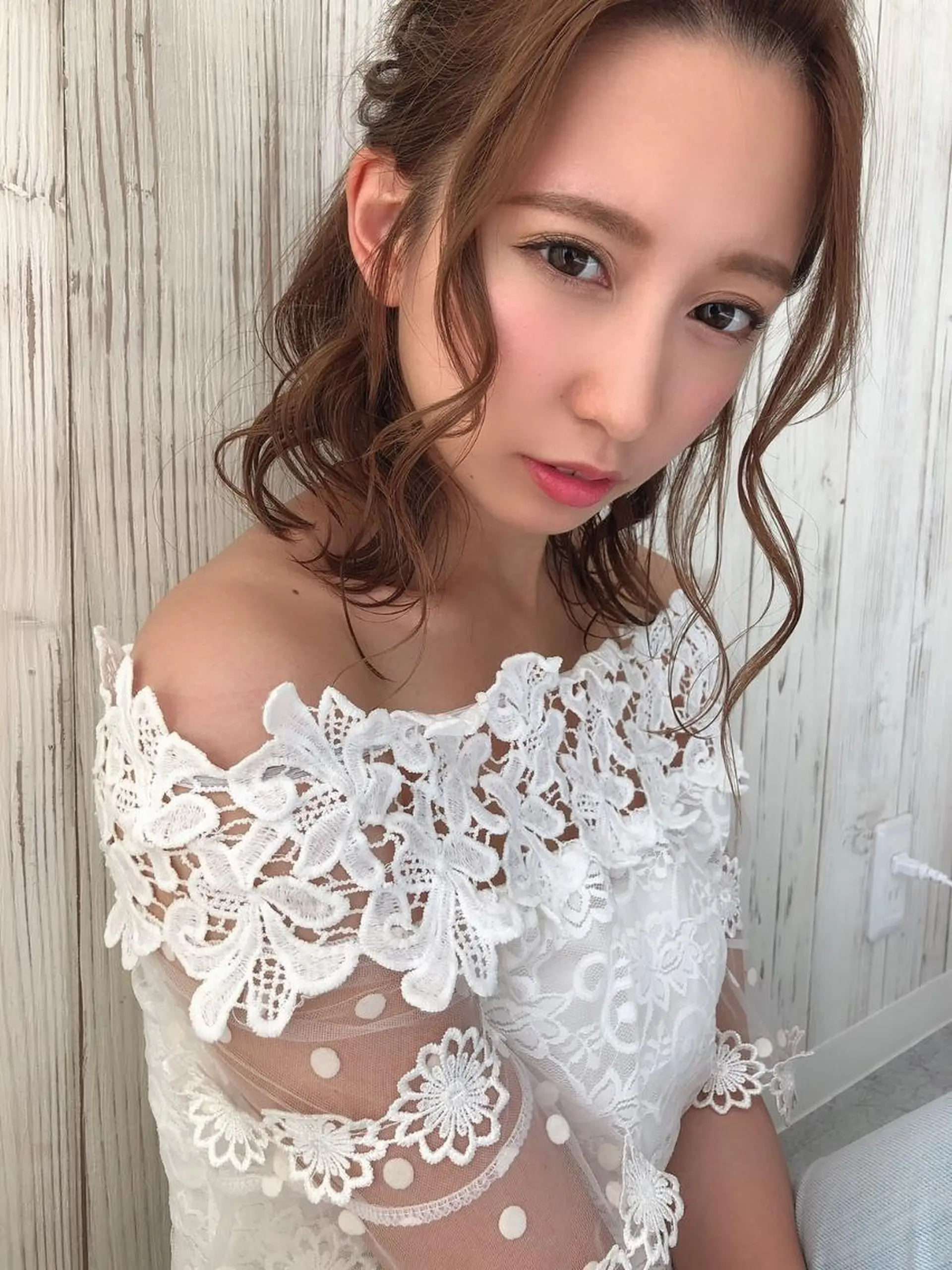 ロング カラー ヘアアレンジ ルービック 奈良のヘアスタイル