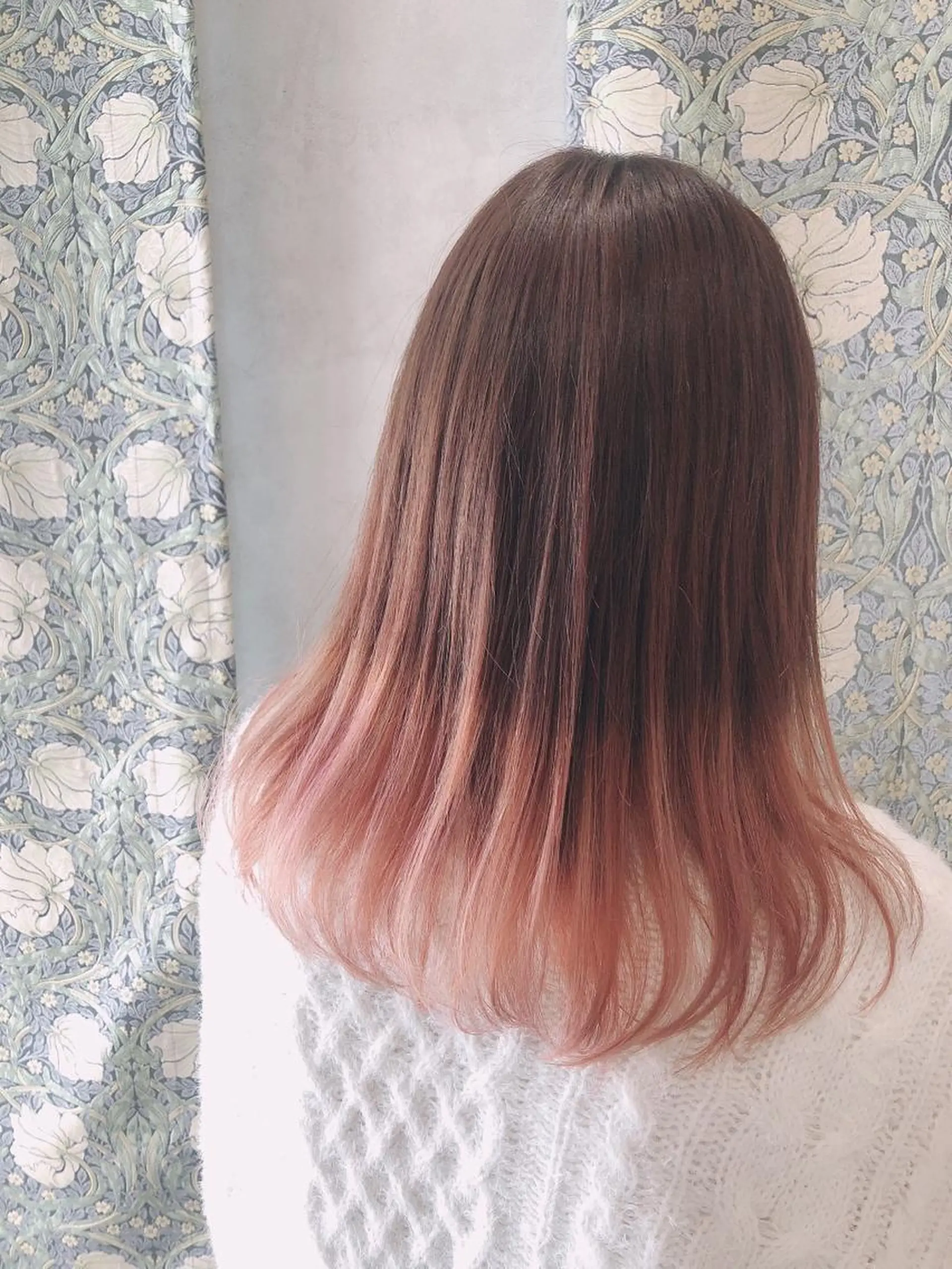 カラー ピンクカラー 野咲き 美容室のマツエク・マツパデザイン