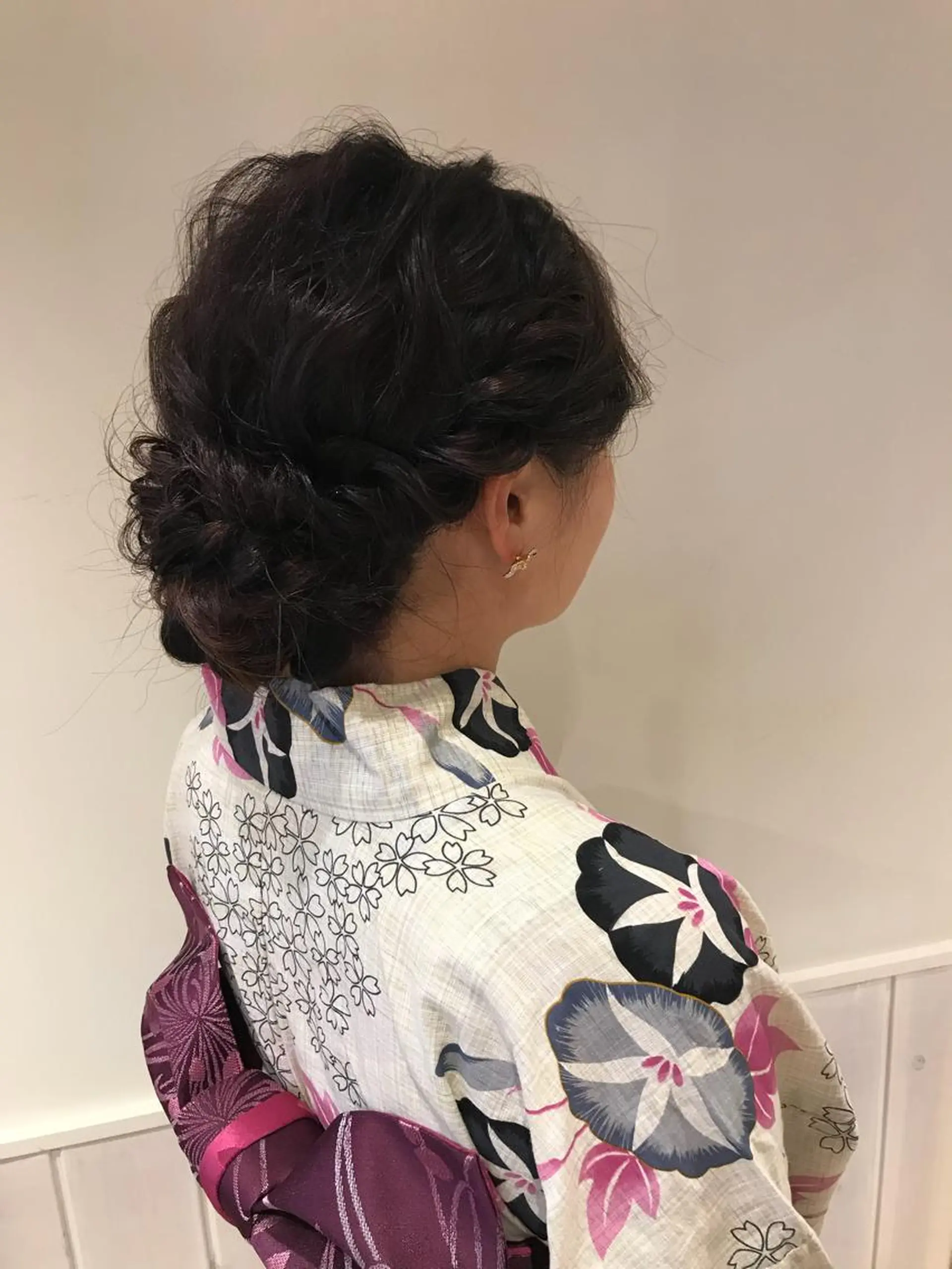 ロング ヘアアレンジ お団子ヘア 浴衣 清水　ちひろ ✄トップスタイリストのヘアスタイル