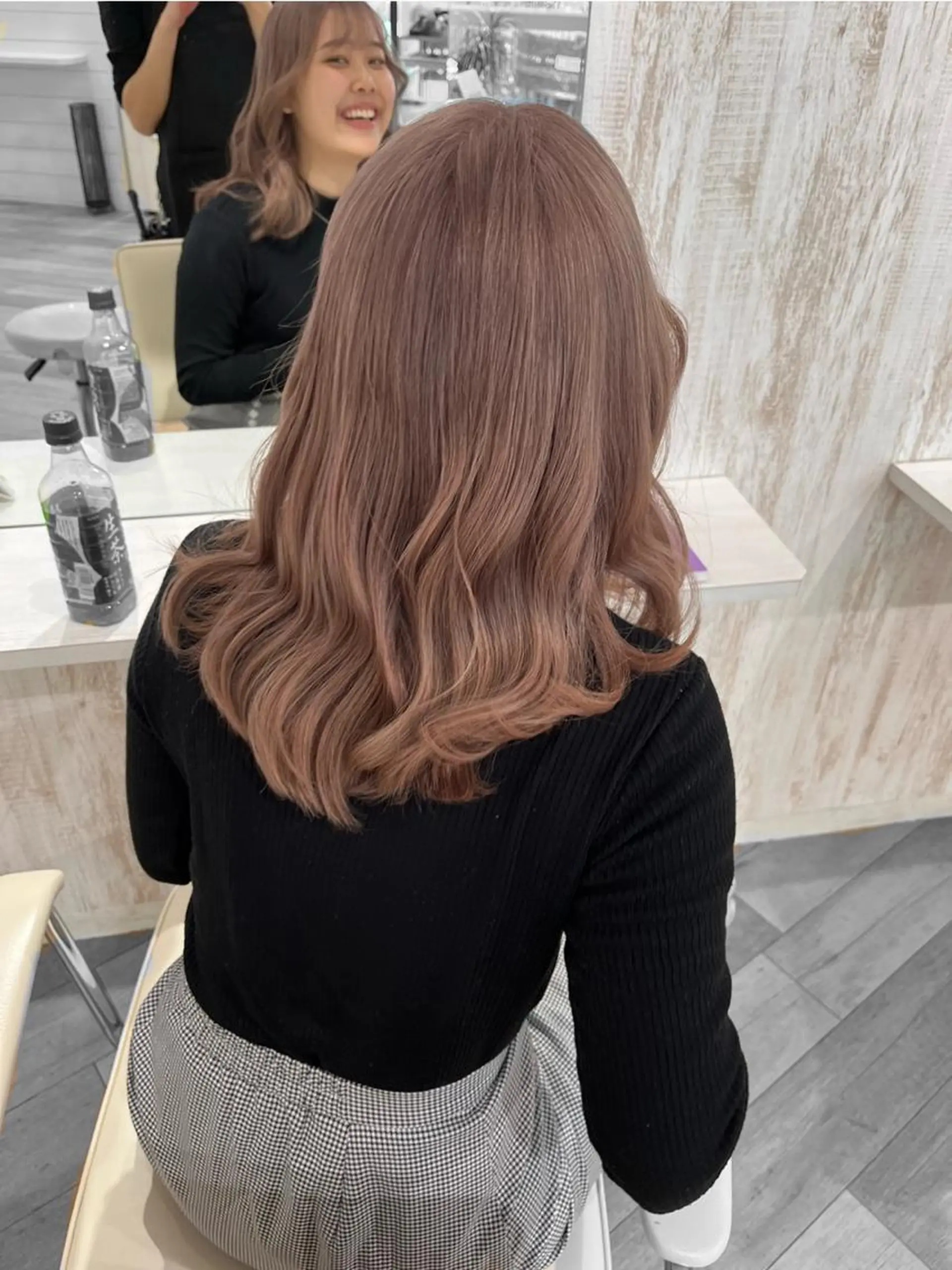 ミディアム カラー 🤎HAZUKI🤎 ハイトーン✨のヘアスタイル