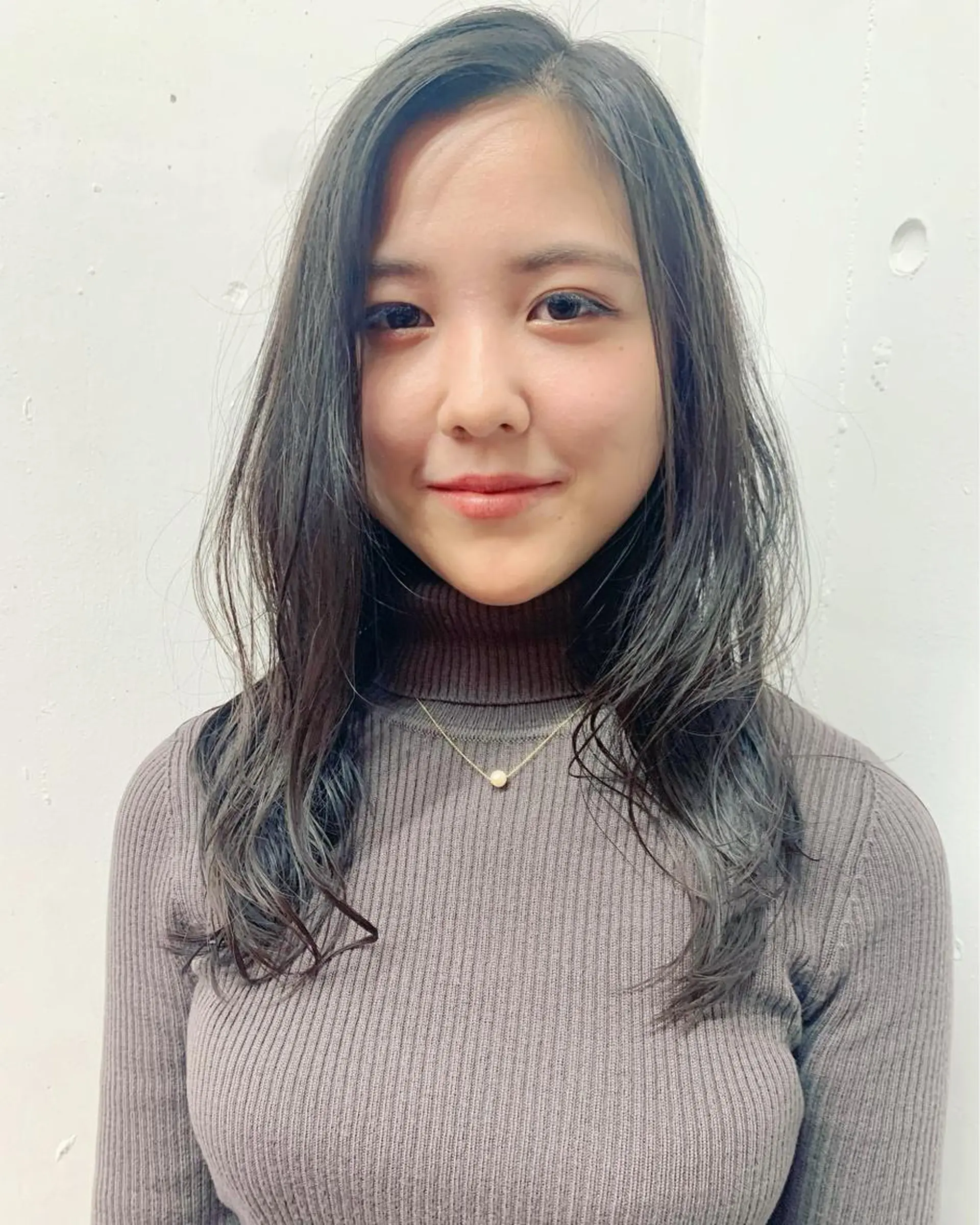 セミロング パーマ セミロングパーマ ヤマグチ リョウのヘアスタイル