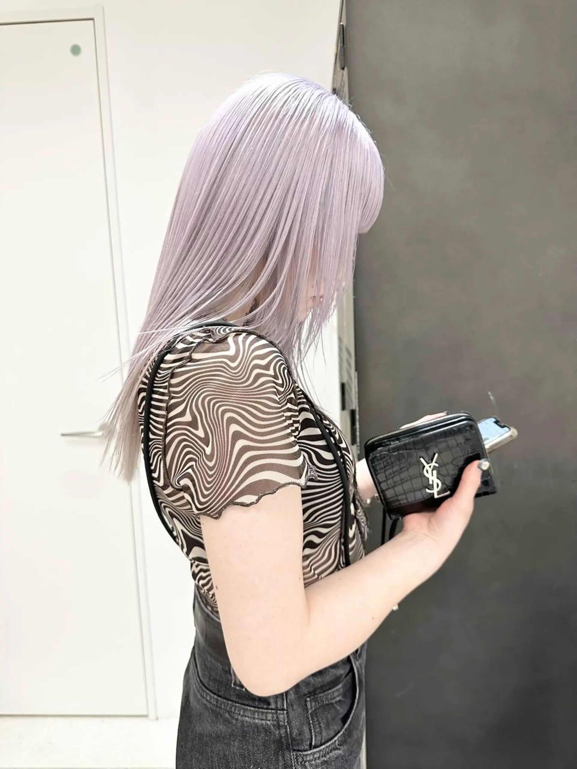 セミロング カラー ヘアカラー トリートメント kai .のヘアスタイル