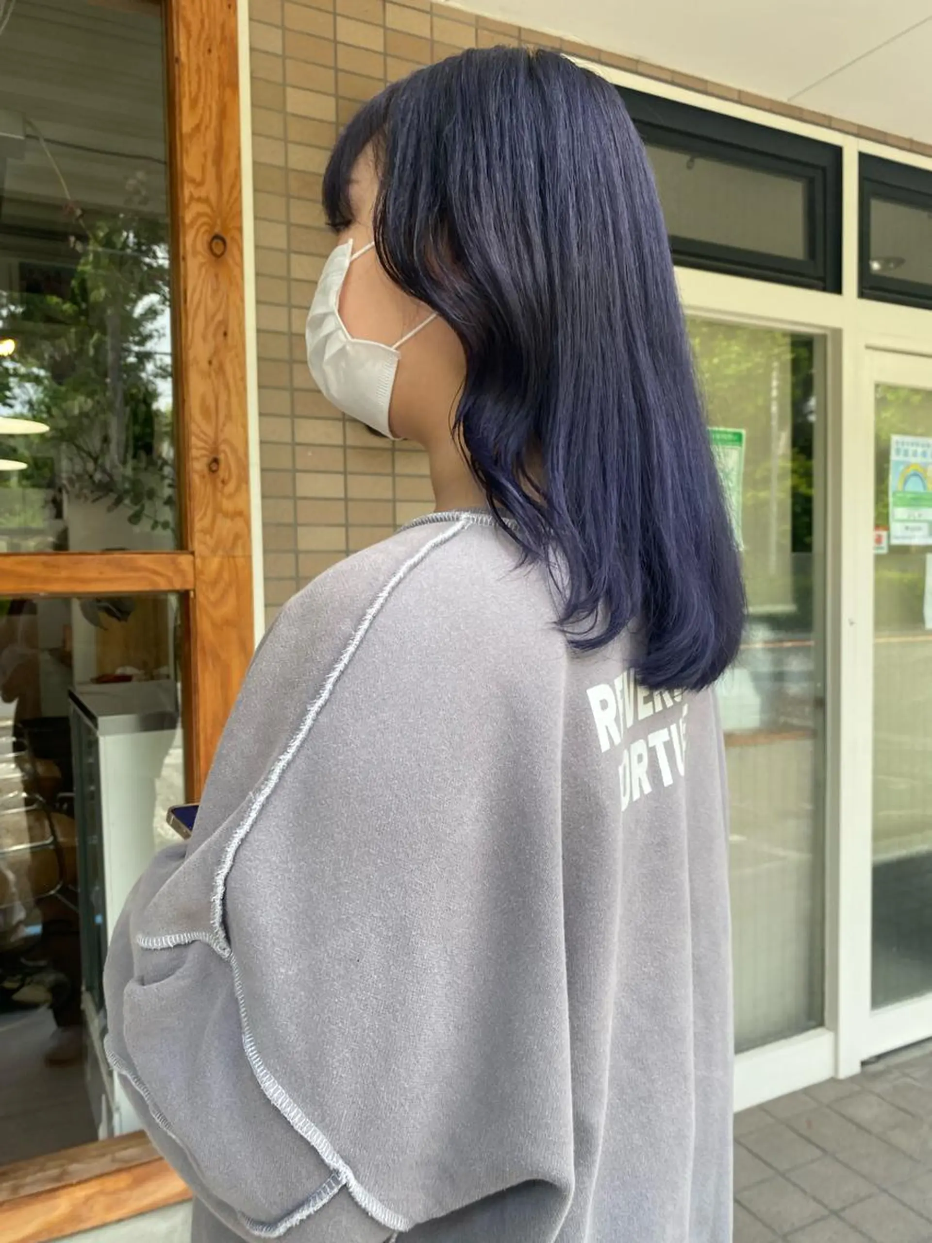 セミロング カラー ブリーチ 透明感カラー ヘアカラー なぎ🌿.∘[ボブ, ニュアンスカラー]のヘアスタイル