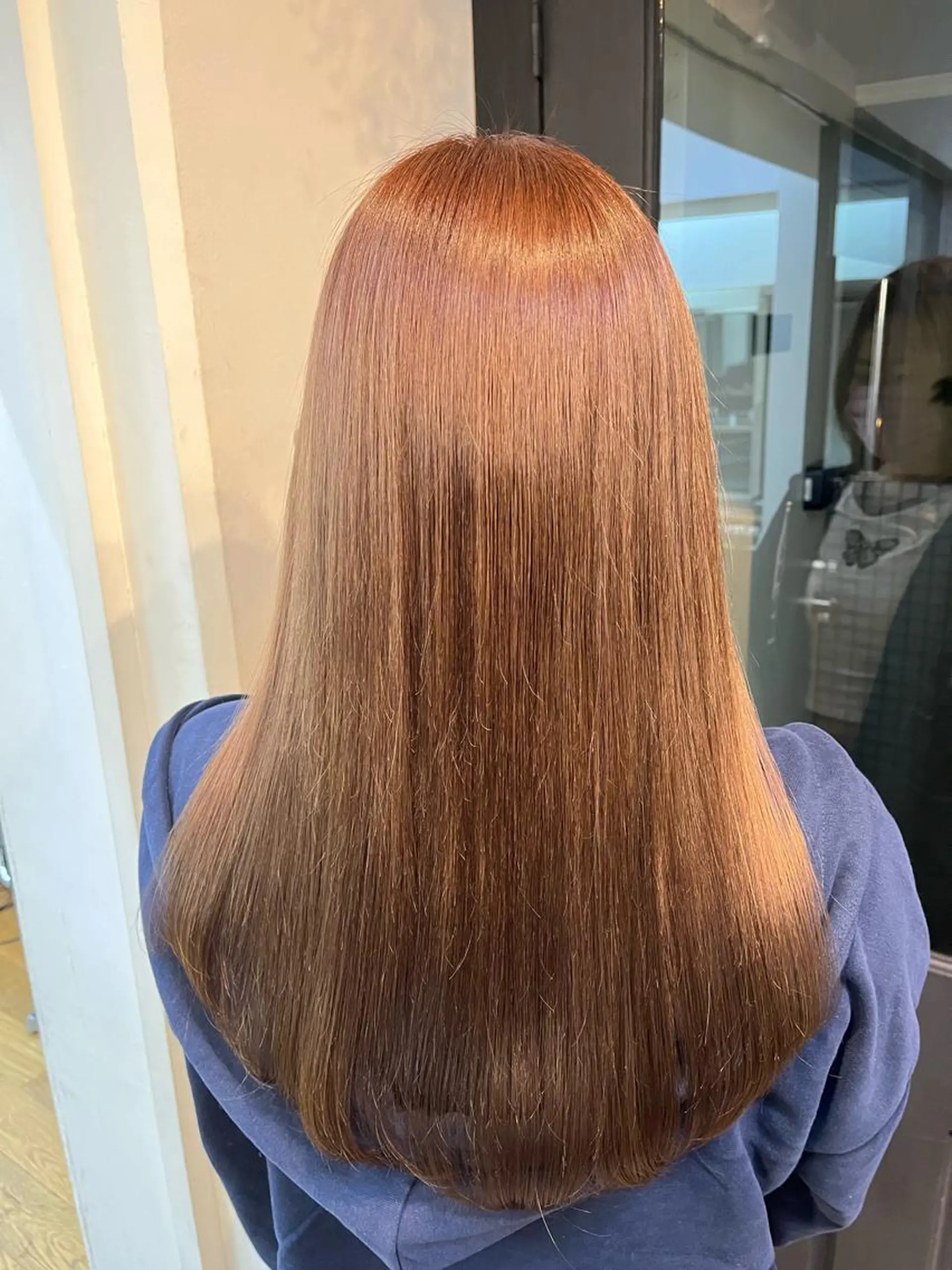 カラー Airi 韓国y2k ハイレイヤーのヘアスタイル