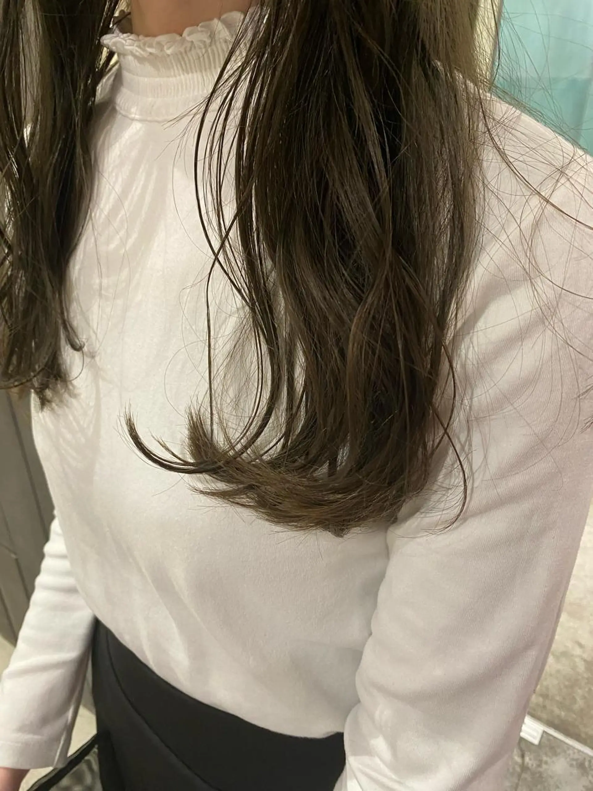 カラー ベージュカラー オリーブベージュ 梅田美容室/カット /Maoのヘアスタイル