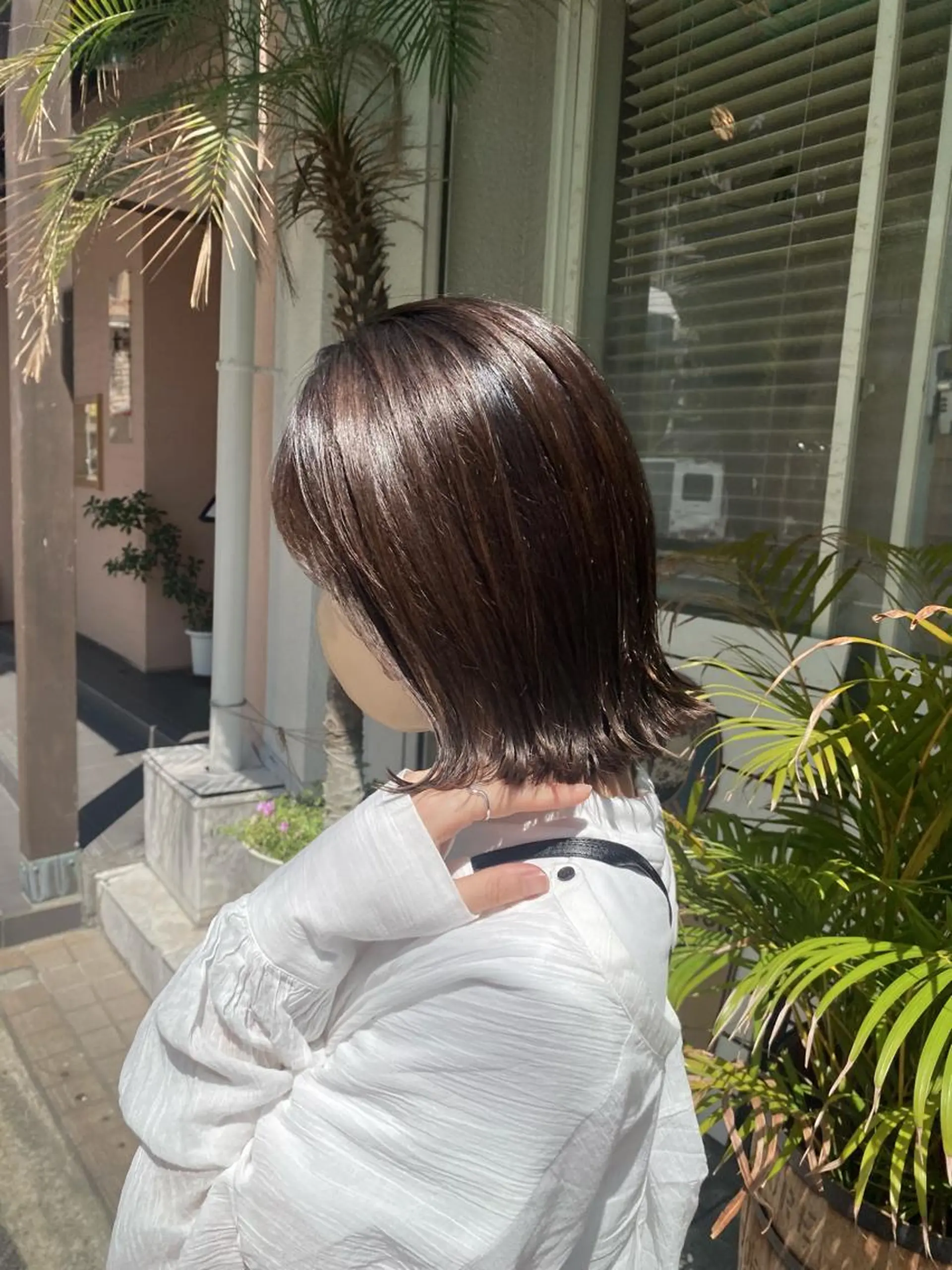 ミディアム 西元 亜由美のヘアスタイル