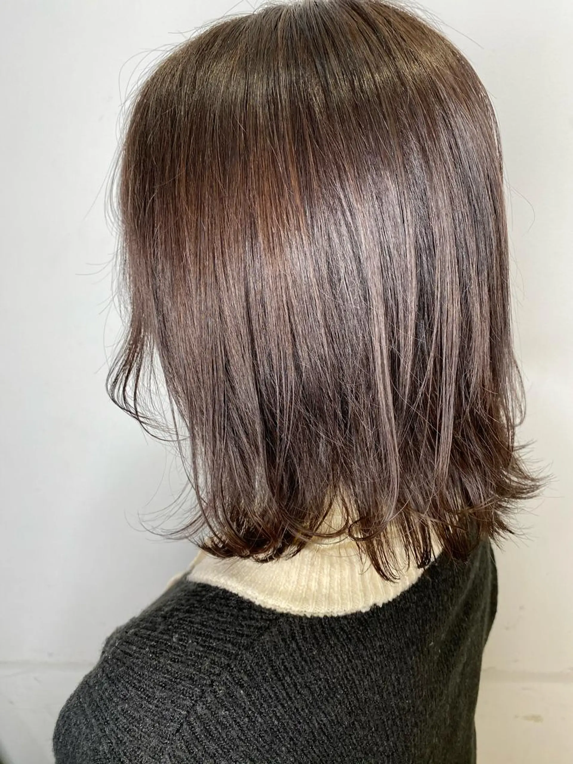 ミディアム カラー 酸スト/フェザー パーマ/三谷海斗のヘアスタイル