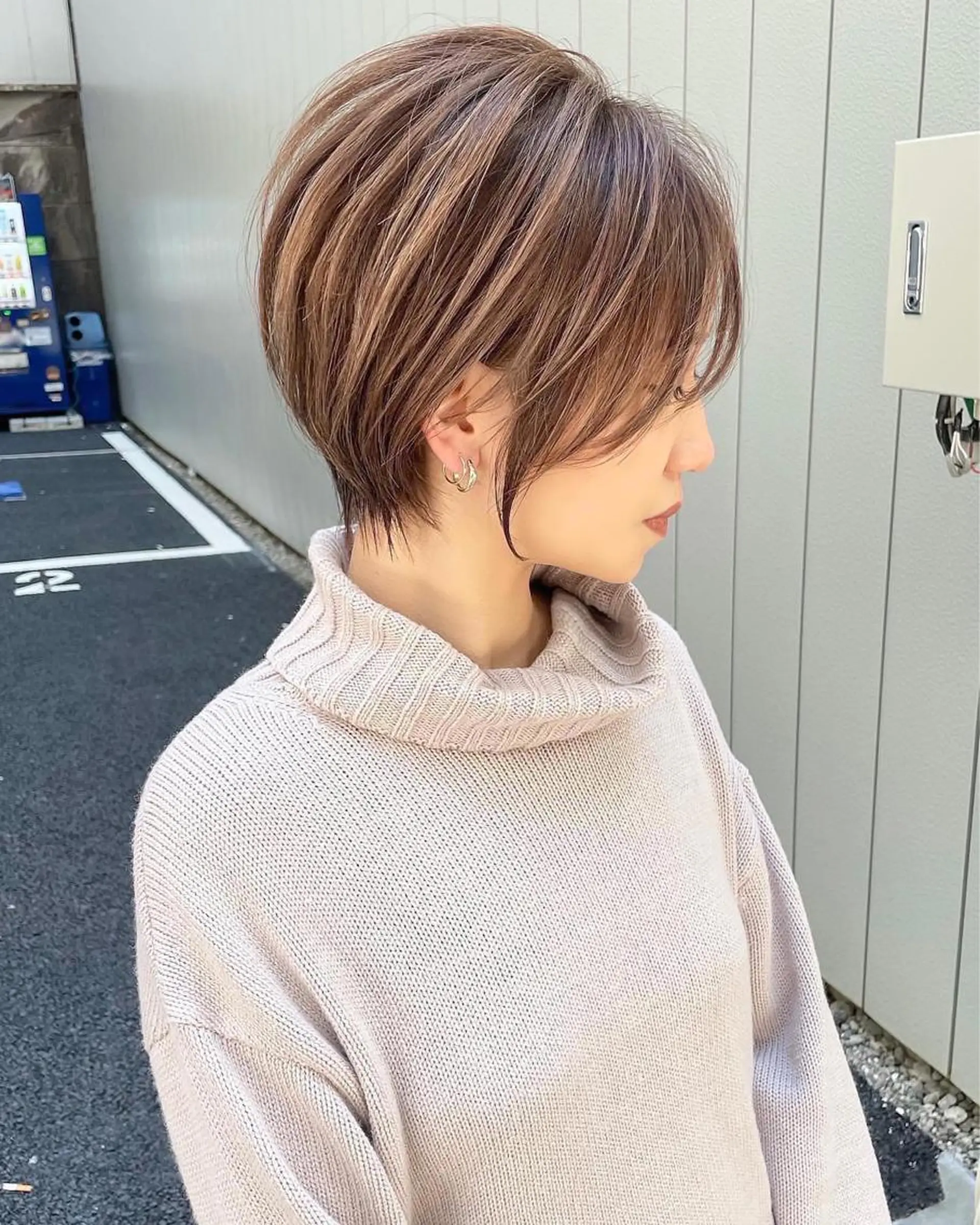 ショート 小野 明日香のヘアスタイル