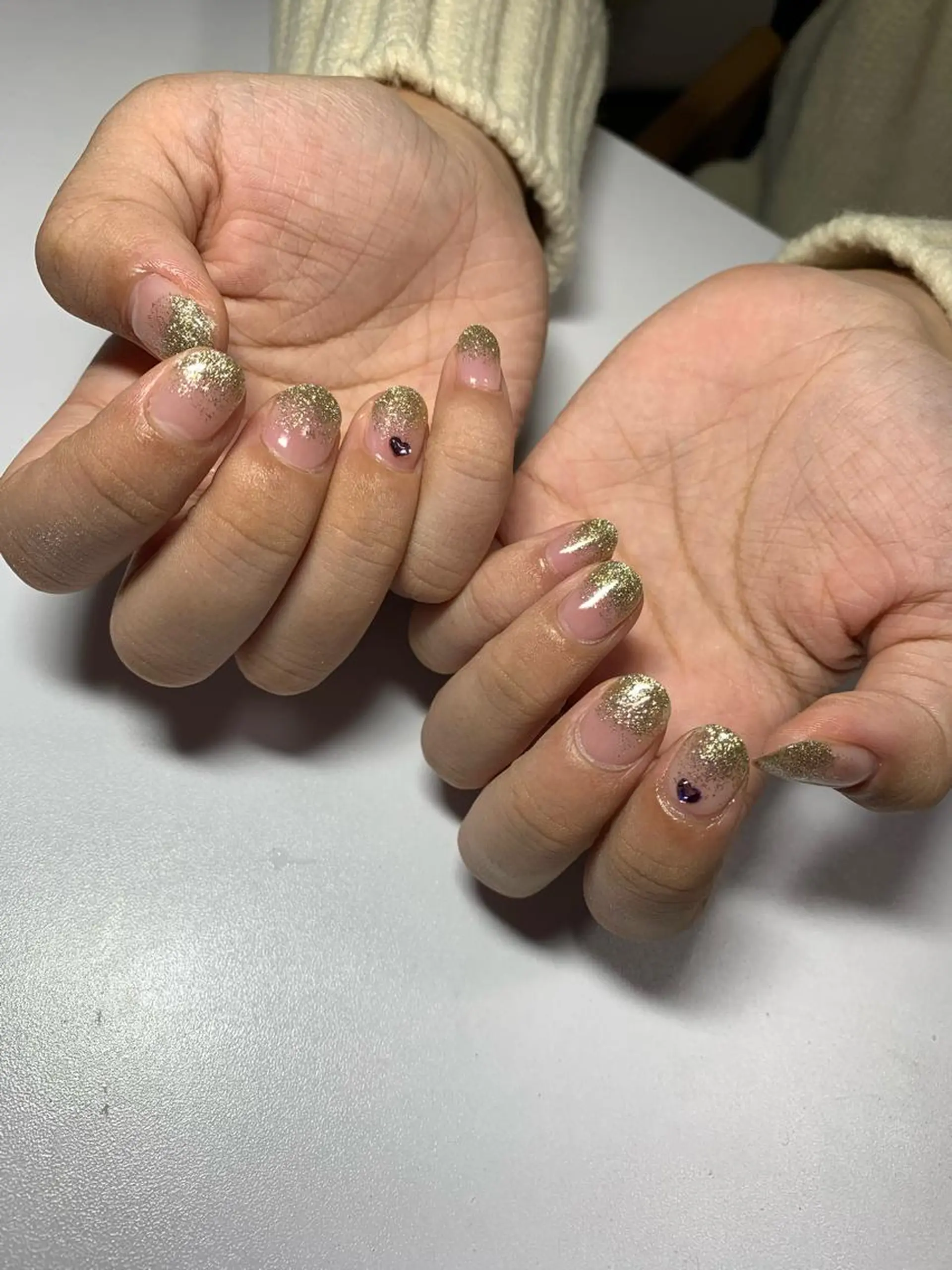 ネイル ハート 松山 美由紀のネイルデザイン