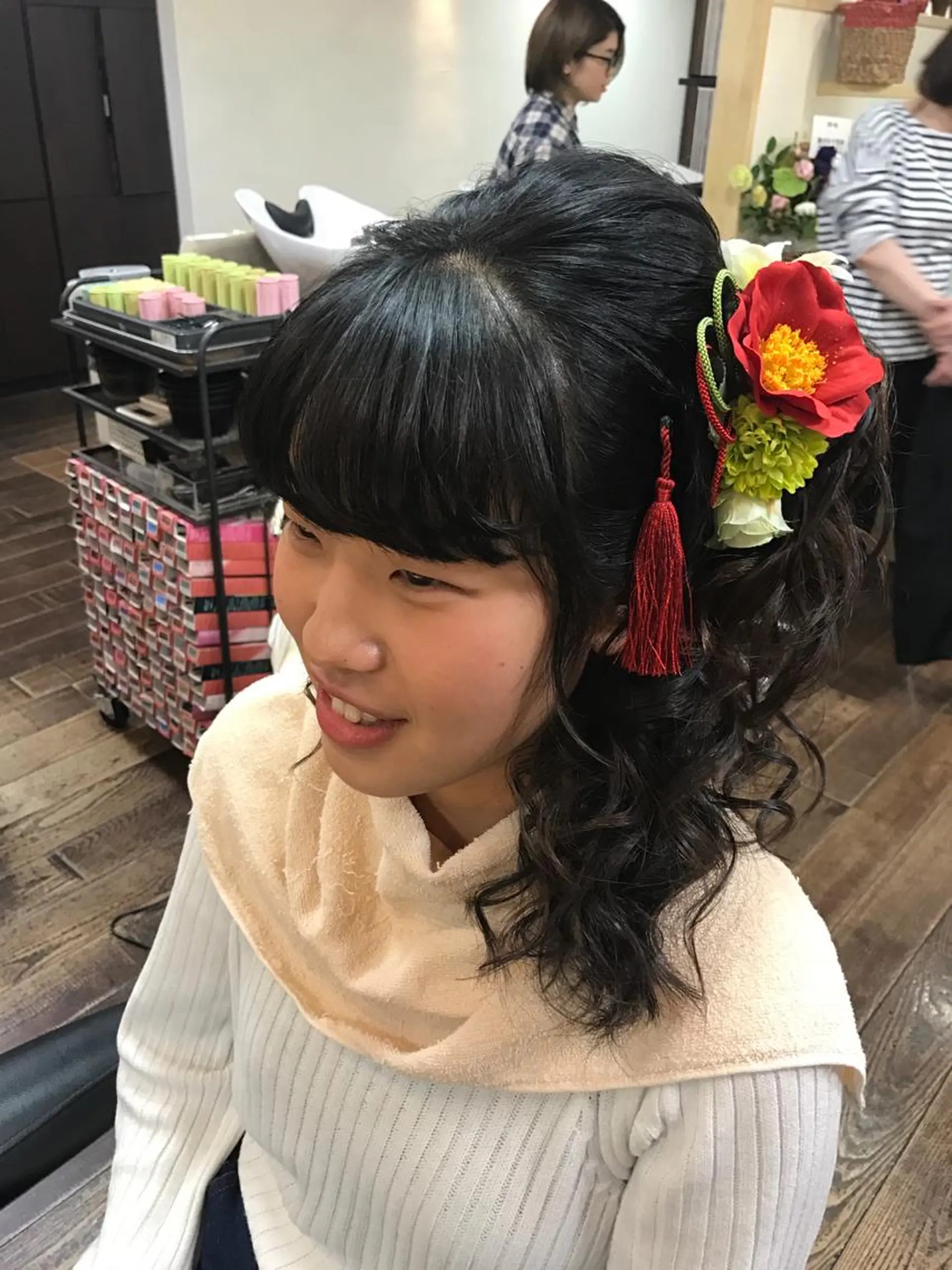 ヘアアレンジ 福永 里奈のヘアスタイル