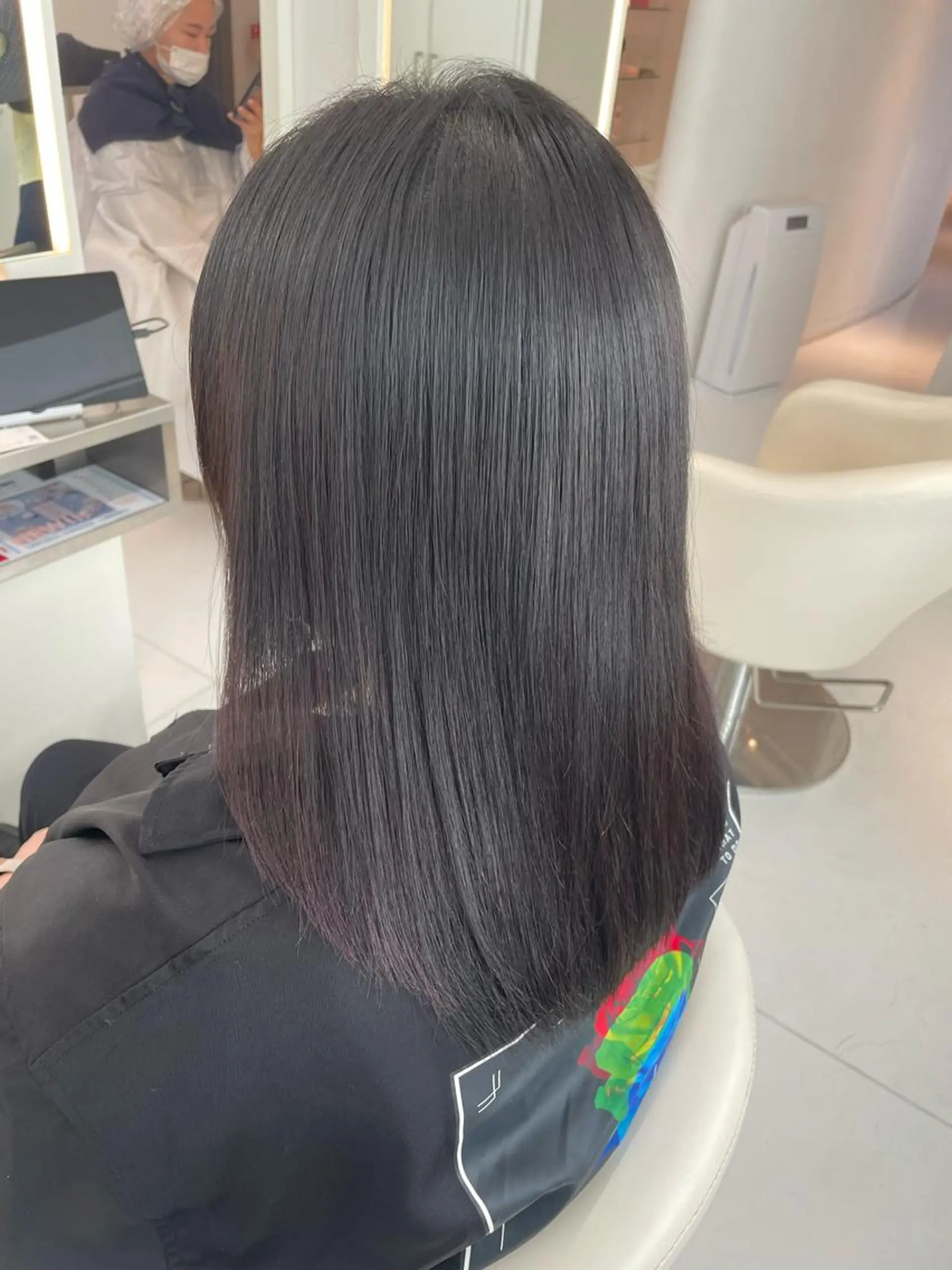 ロング カラー ダブルカラー 髪質改善 縮毛矯正 💈髪質改善メニュー 佐藤 萌💈のヘアスタイル