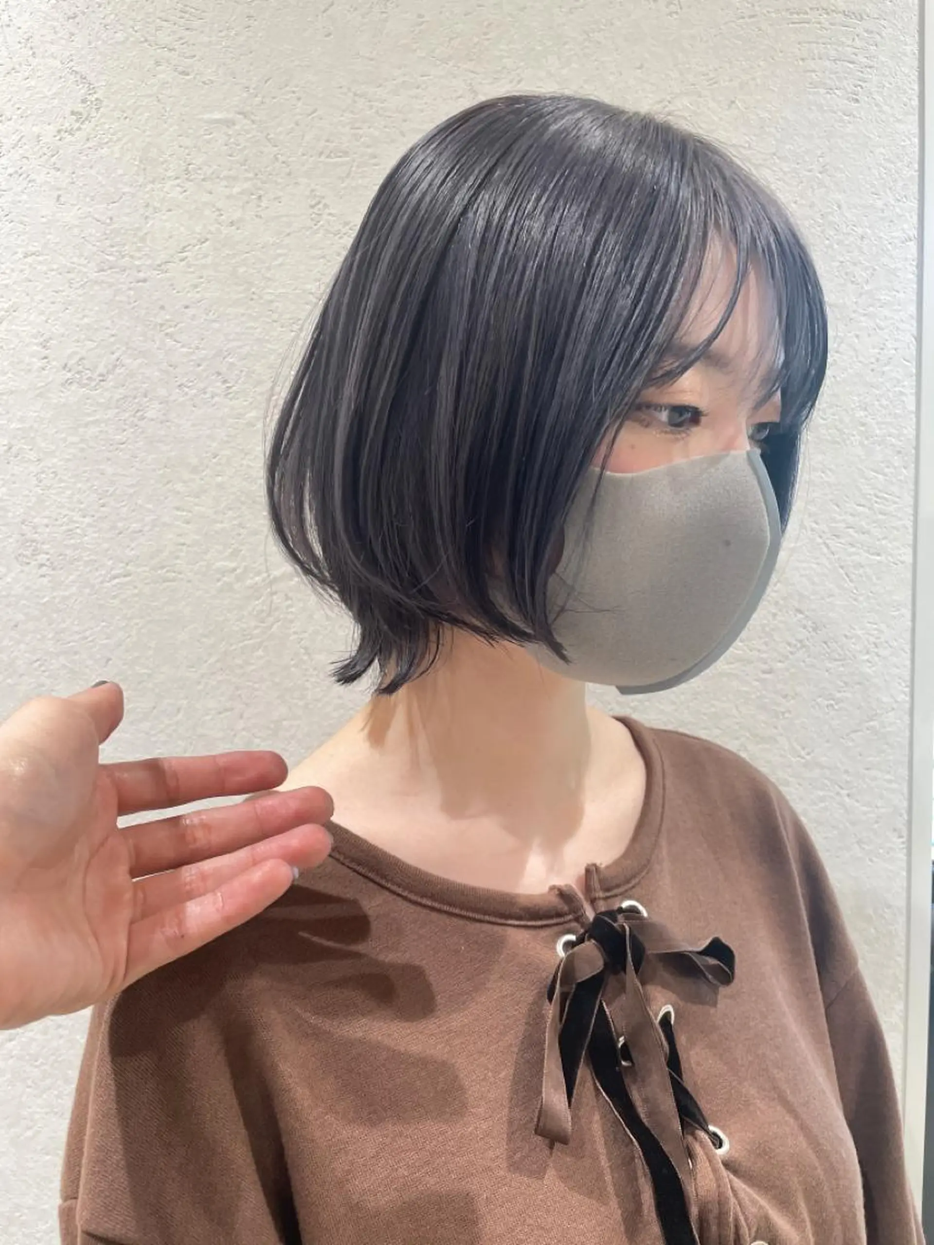 ショート カラー 似合わせ レイヤー須川のヘアスタイル