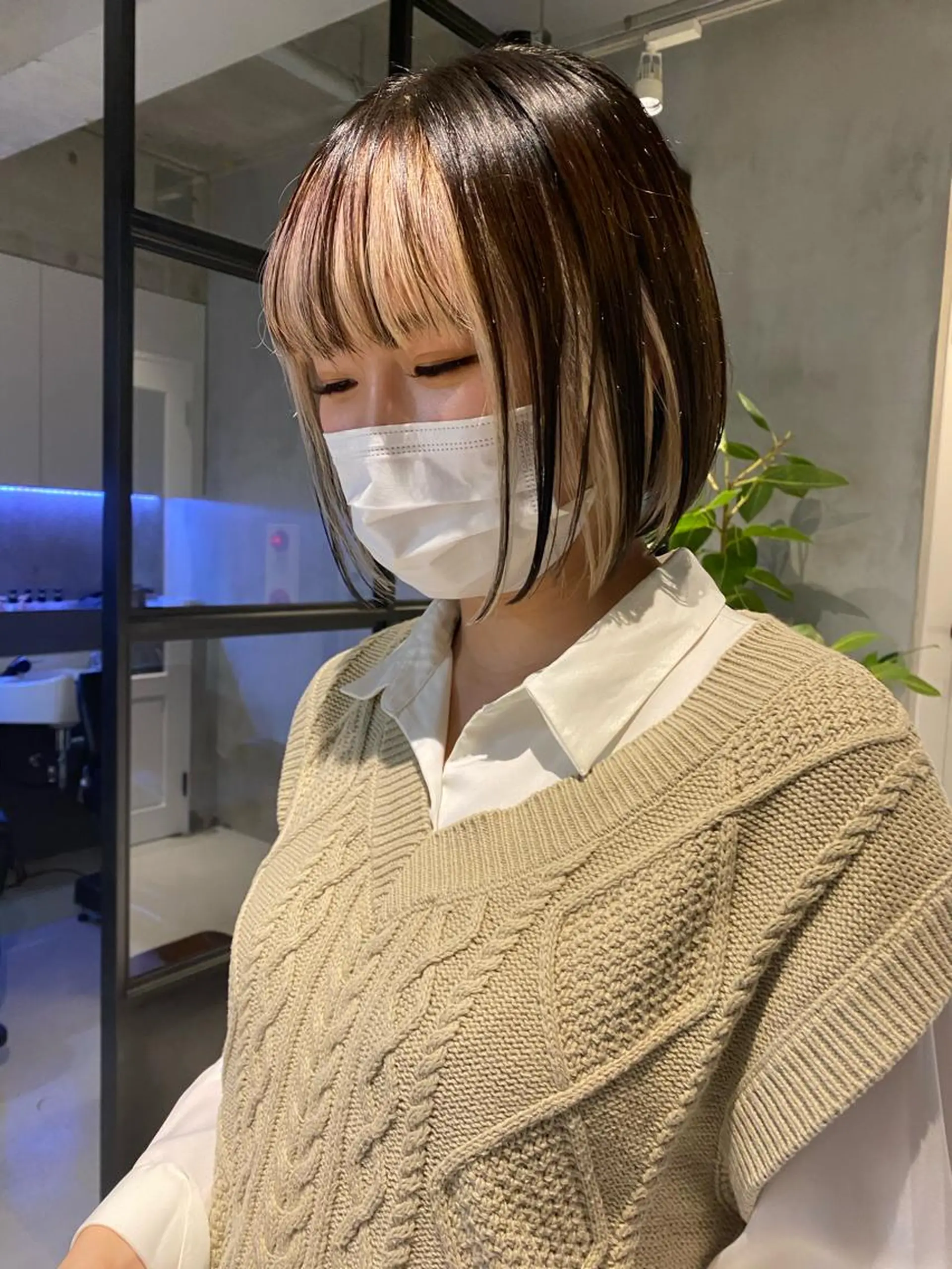 ショート カラー ヘアアレンジ ショートヘア原宿 fifth コシのヘアスタイル