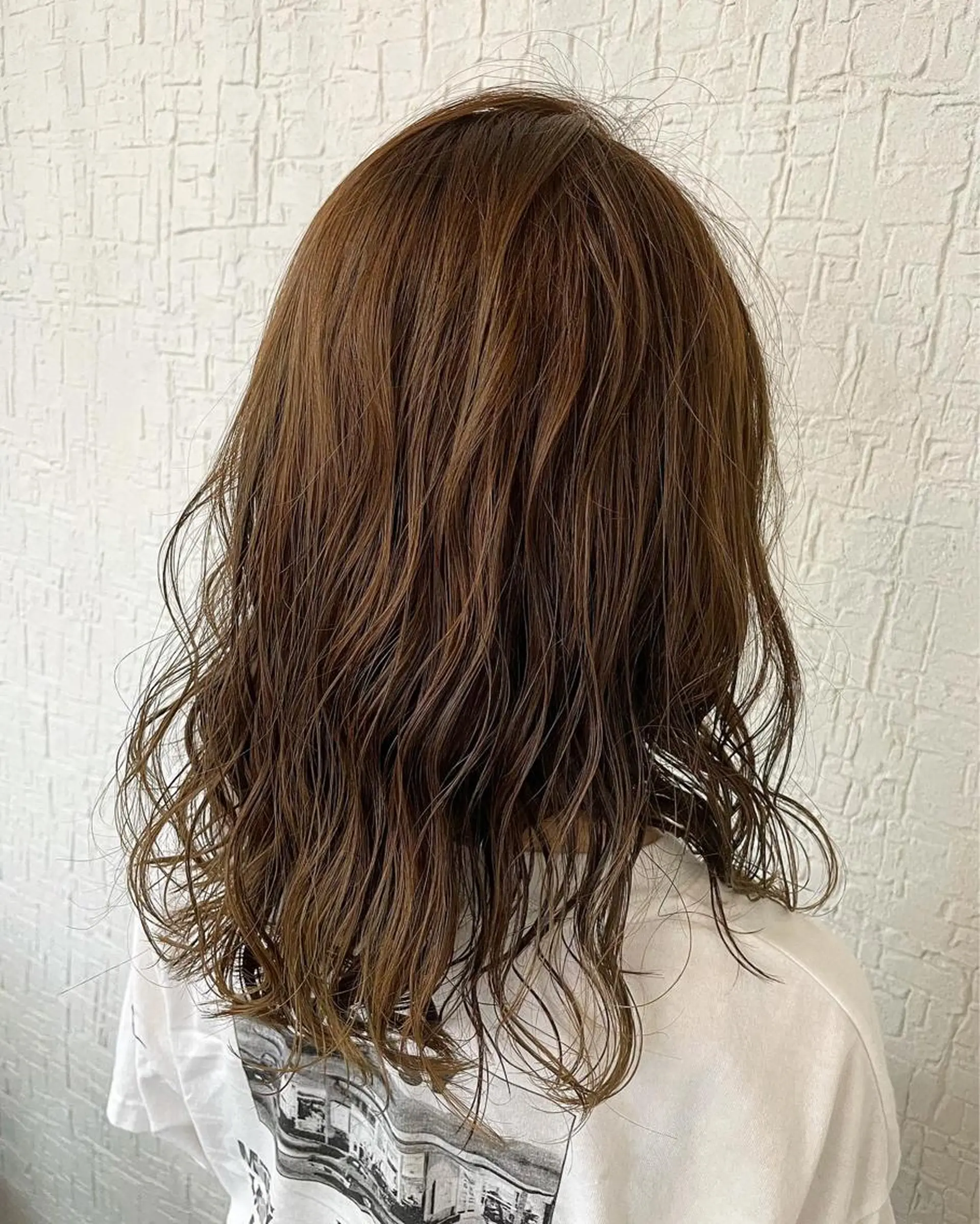セミロング 上重 晴輝 Recharme新保のヘアスタイル