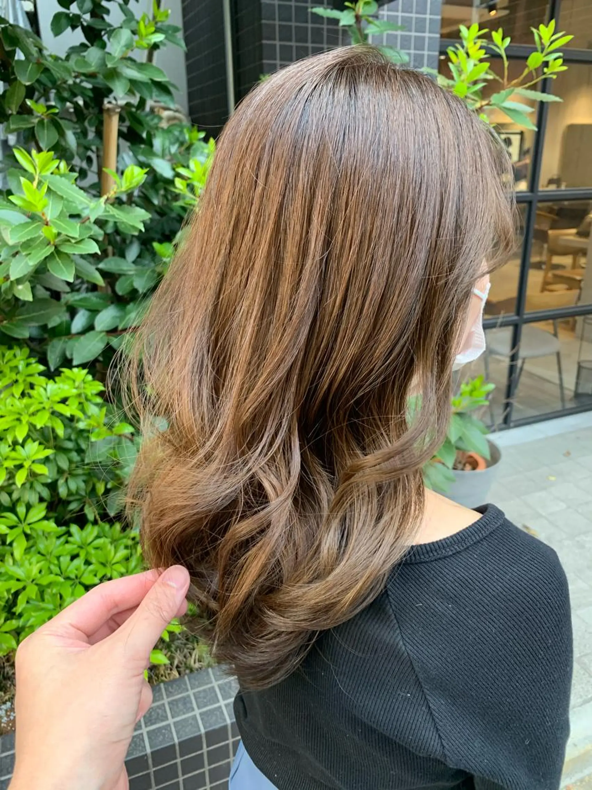 ミディアム カット ヘアカラー トリートメント 🌟美髪縮毛矯正🌟 吉田冴一のヘアスタイル