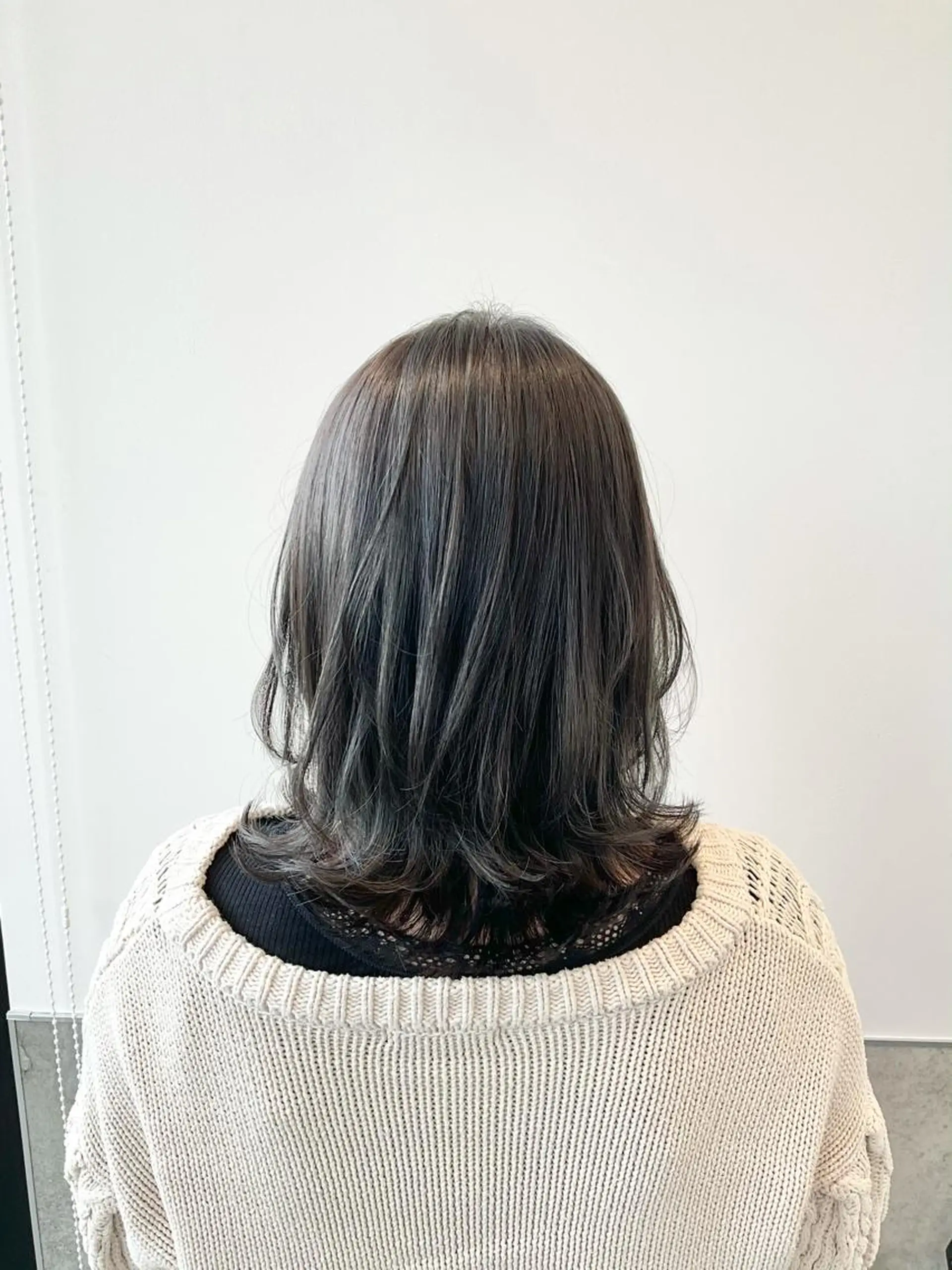 ミディアム カラー グレージュ ヘアカラー トリートメント ヘッドスパ ヘアセット yoshi ☆のヘアスタイル